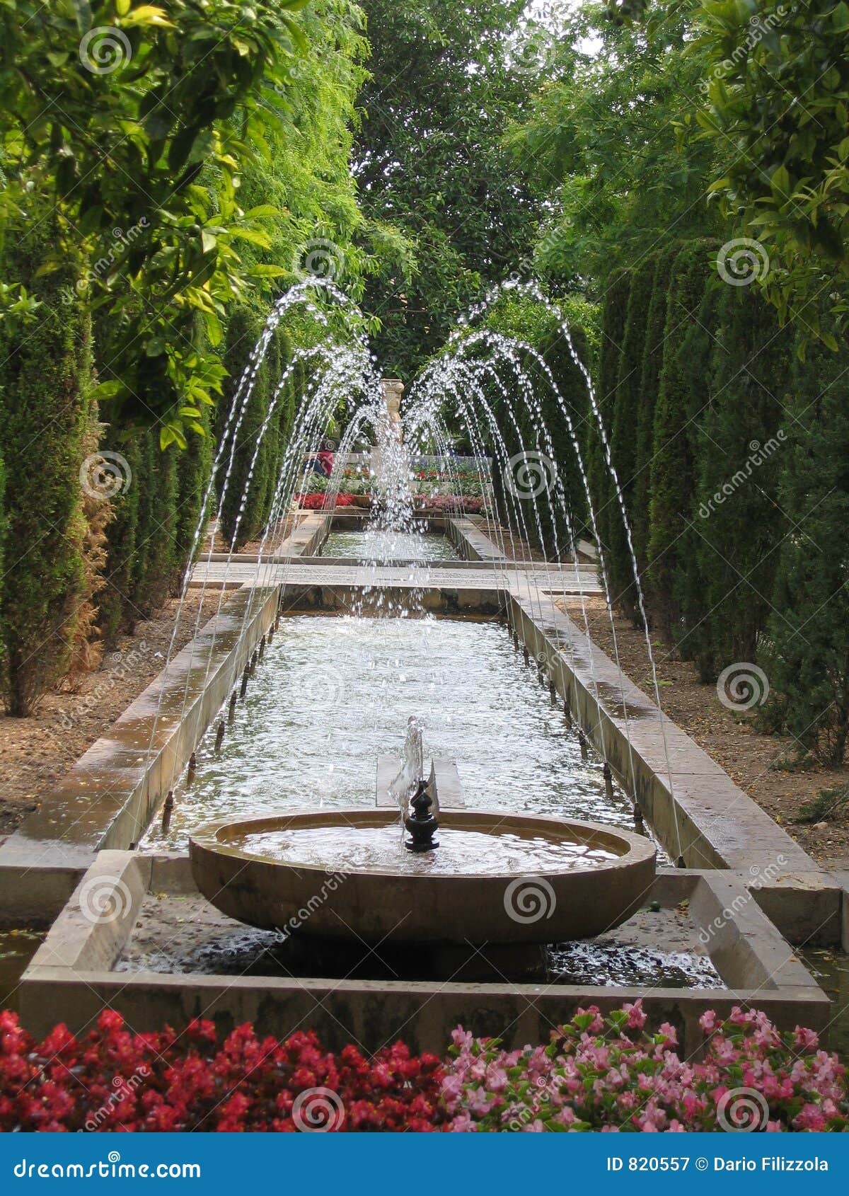 Garden with Fountain