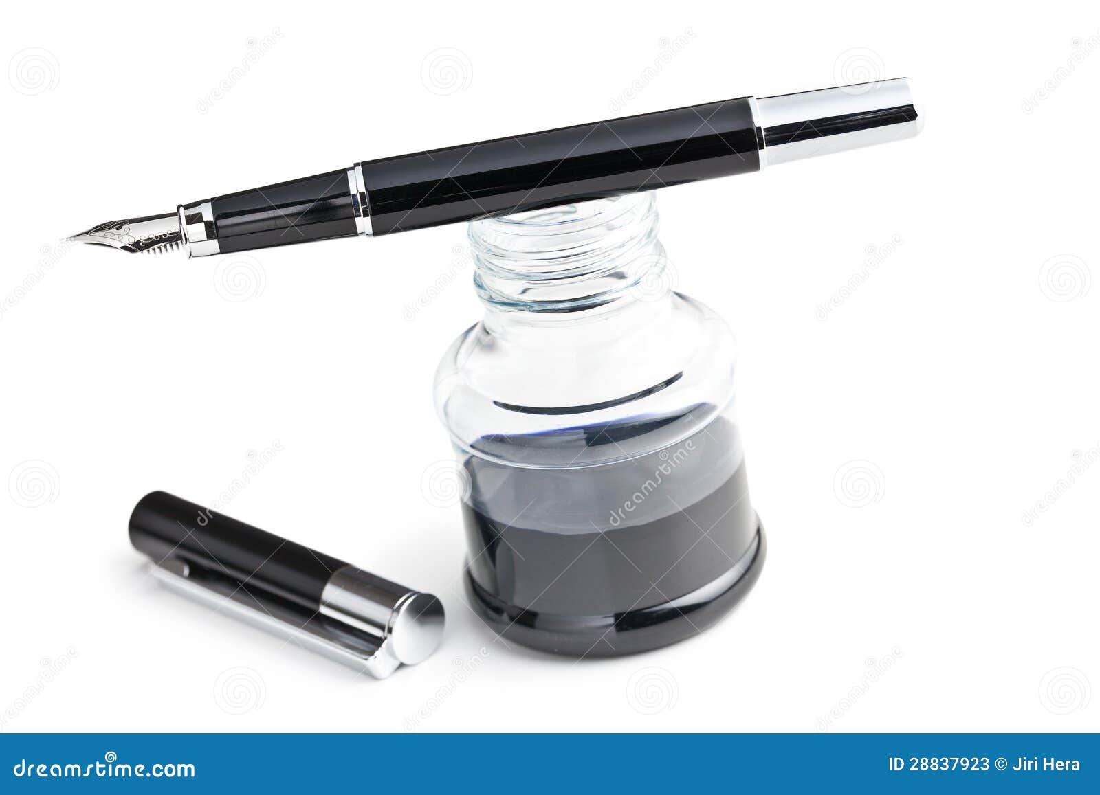 Fountain Pen And Inkwell Stock Photos Image 28837923