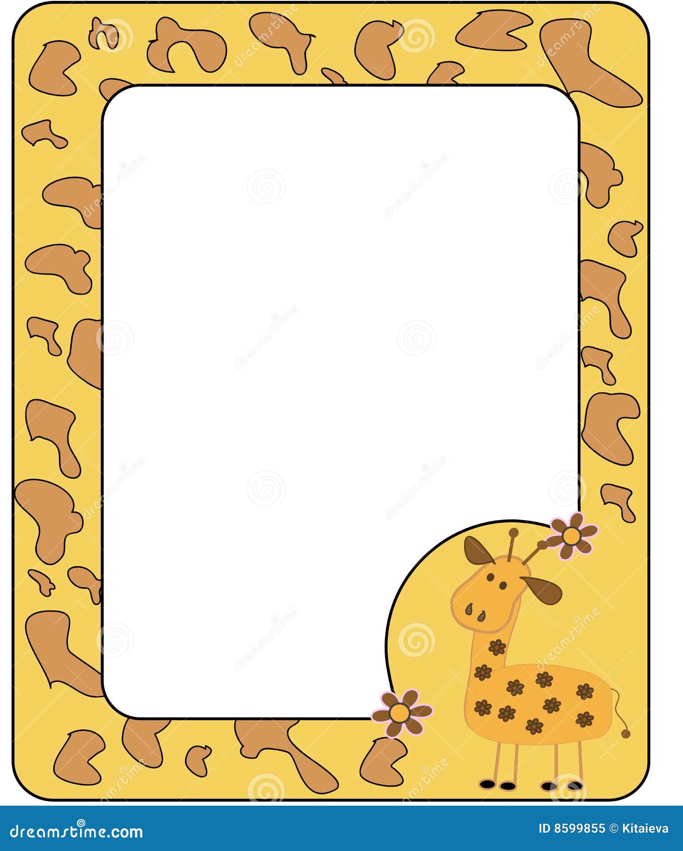 free giraffe border clipart - photo #27