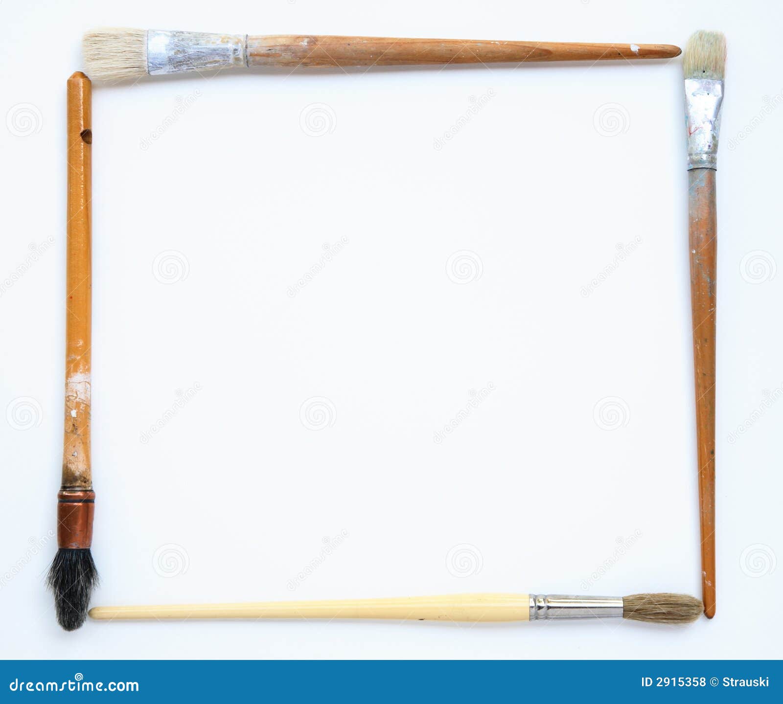 Frame Of Paint Brushes Royalty Free Stock Photos Image 2915358