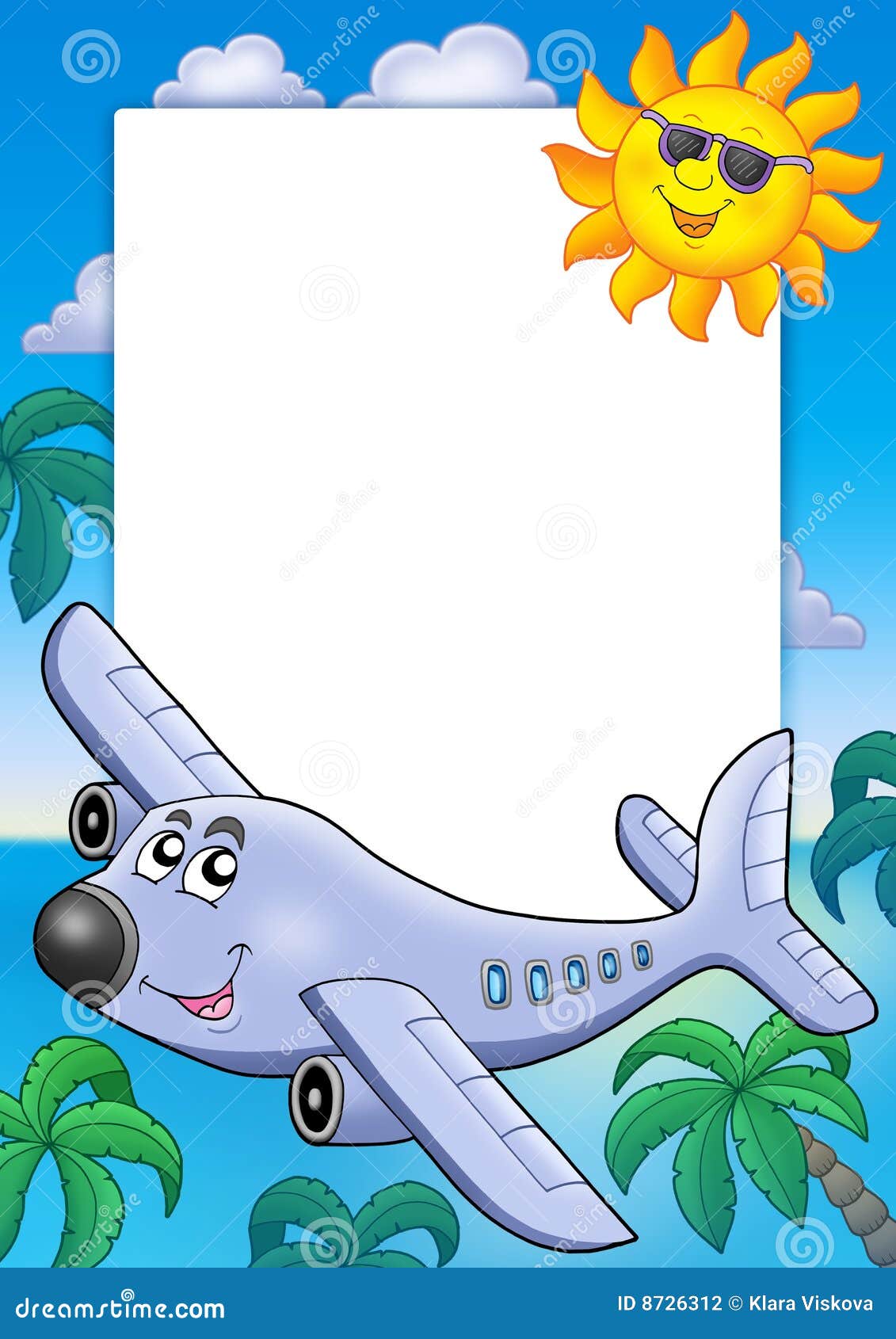 airplane border clip art - photo #26