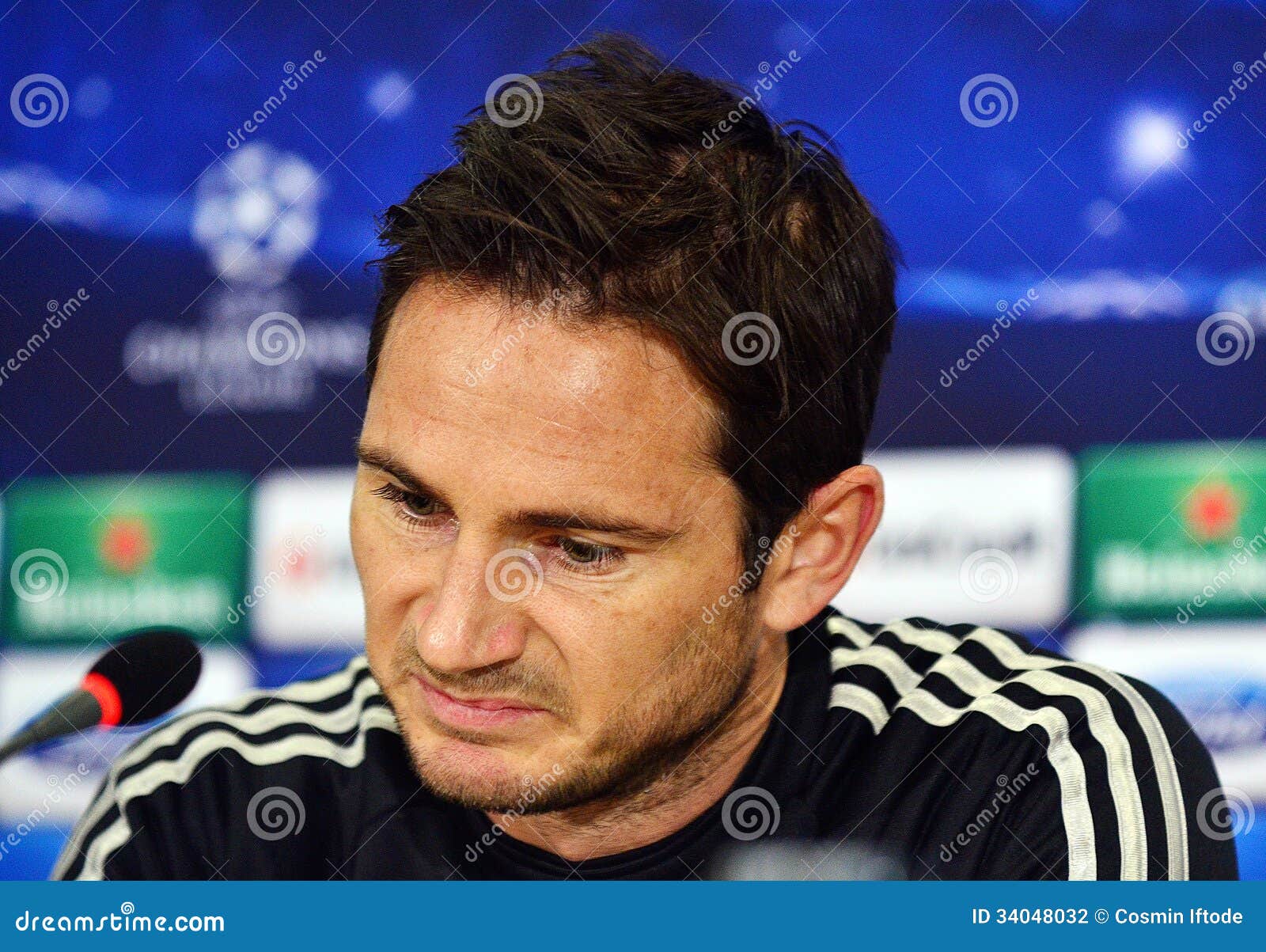 Frank Lampard während der Liga-Pressekonferenz UEFA Cheampions ...