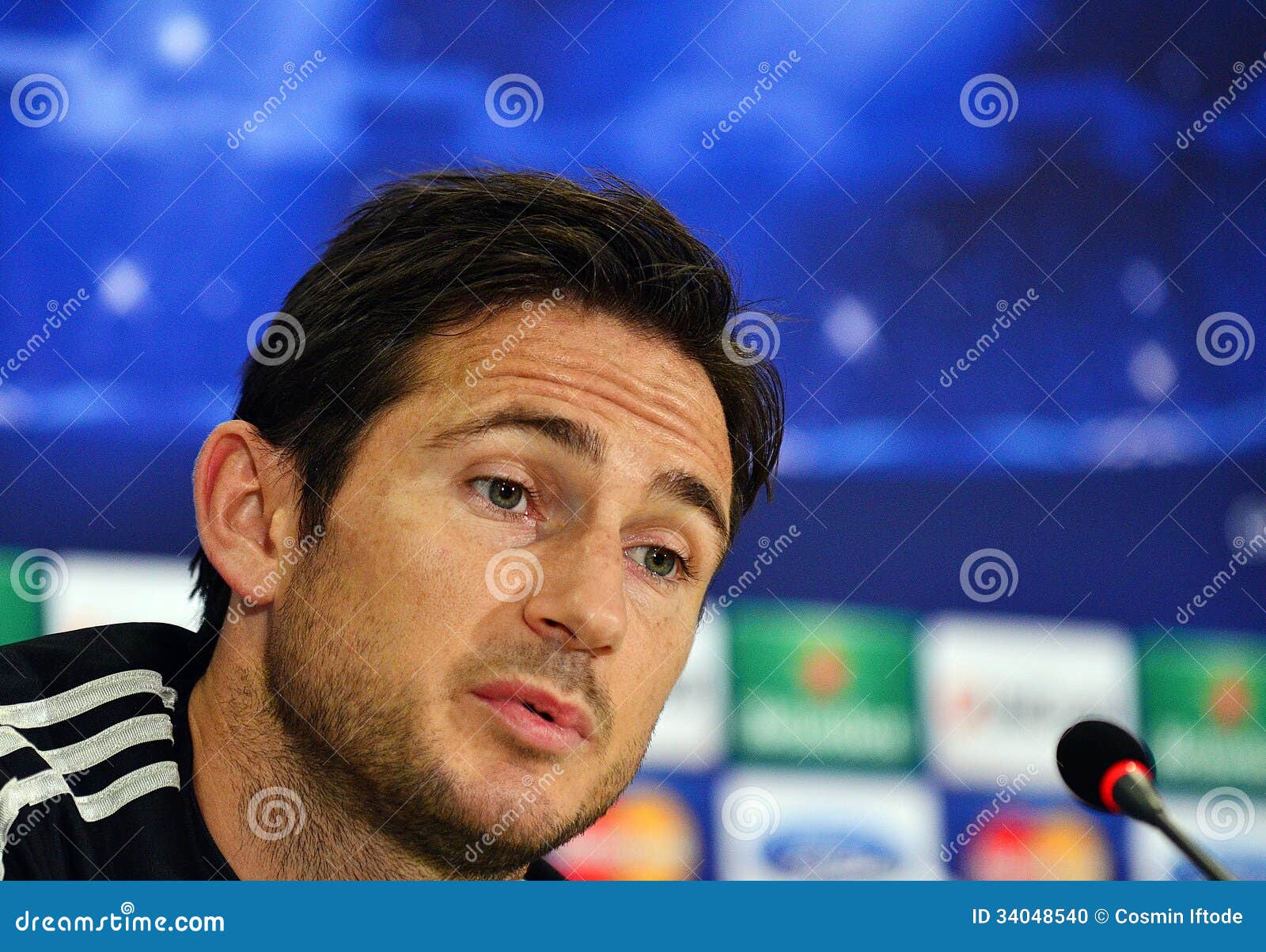 Frank Lampard während der Liga-Pressekonferenz UEFA Cheampions ...