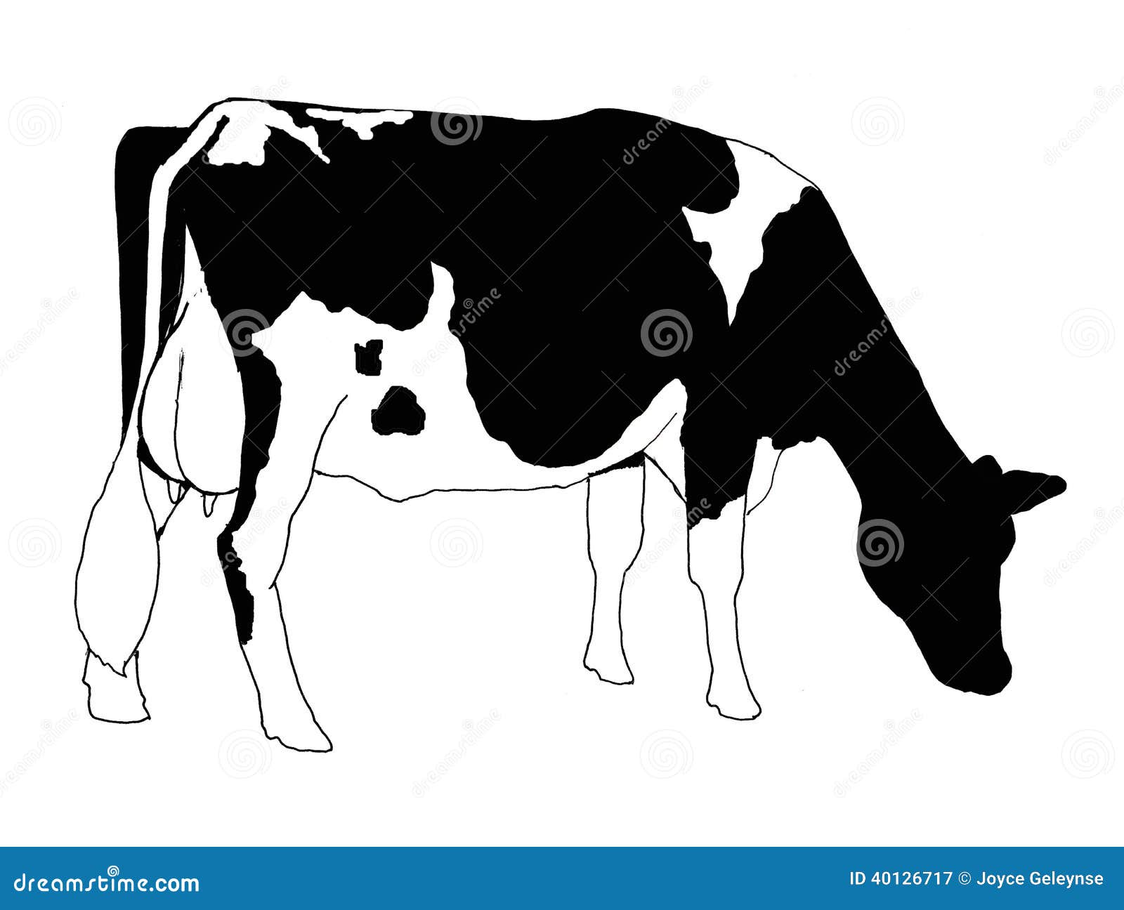 clip art holstein cow - photo #5