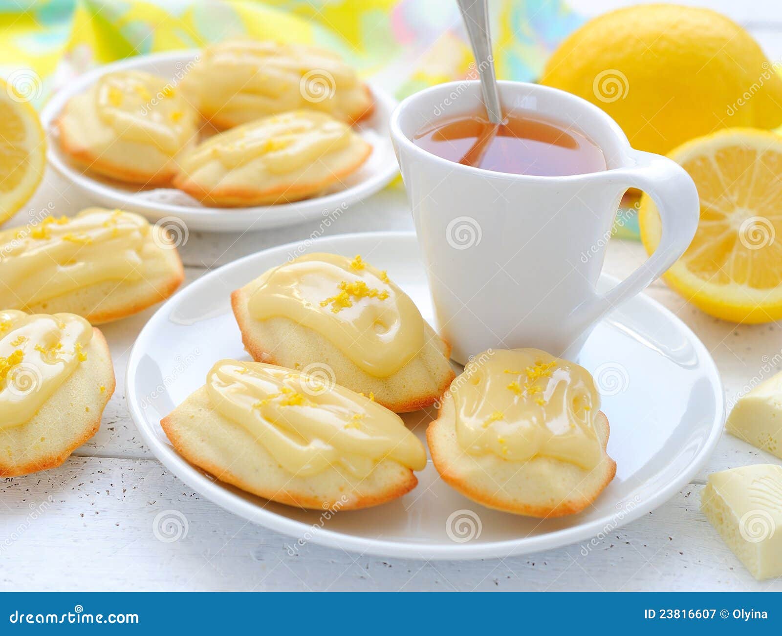 the french cookies madeleine royalty free stock the french cookies madeleine royalty free stock