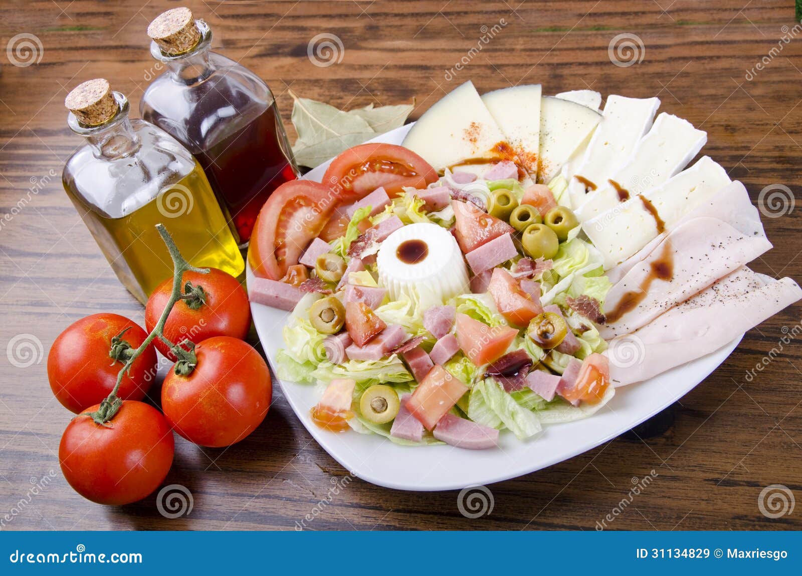 Fresh Cheese Salad. Royalty Free Stock Images - Image: 31134829