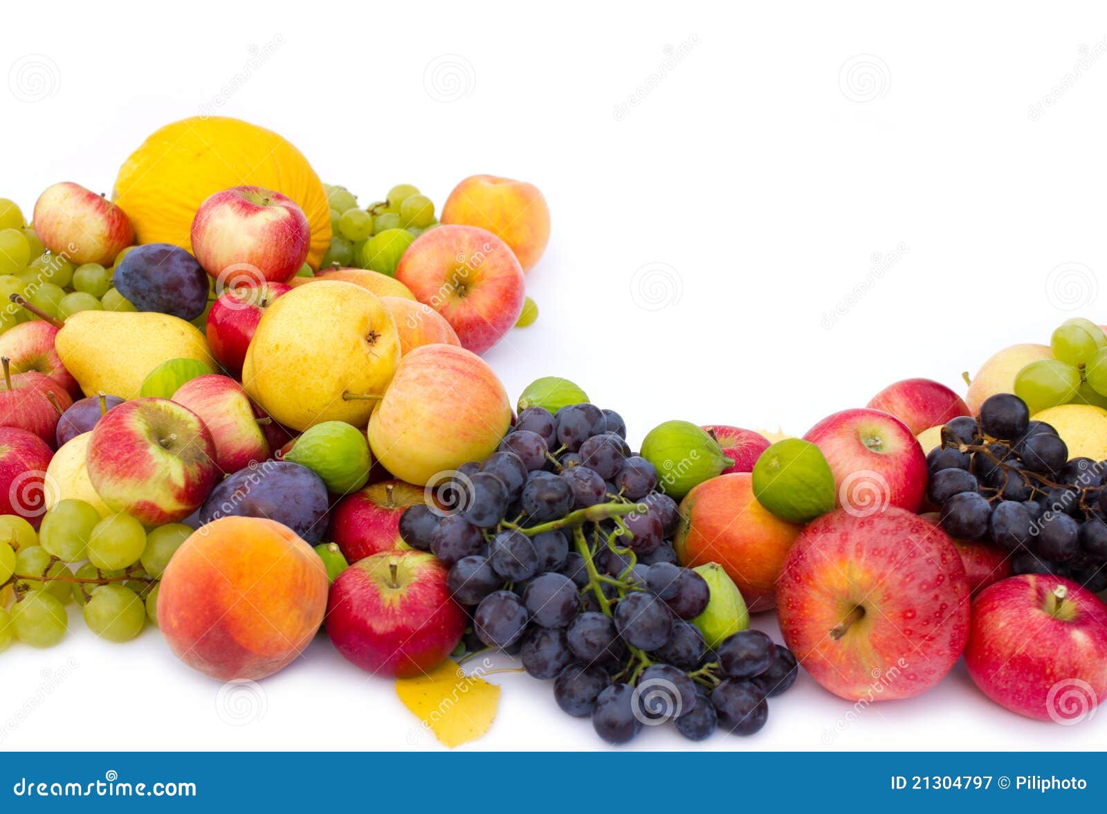 Fresh Fruit On White Background Royalty Free Stock Photography Image 21304797