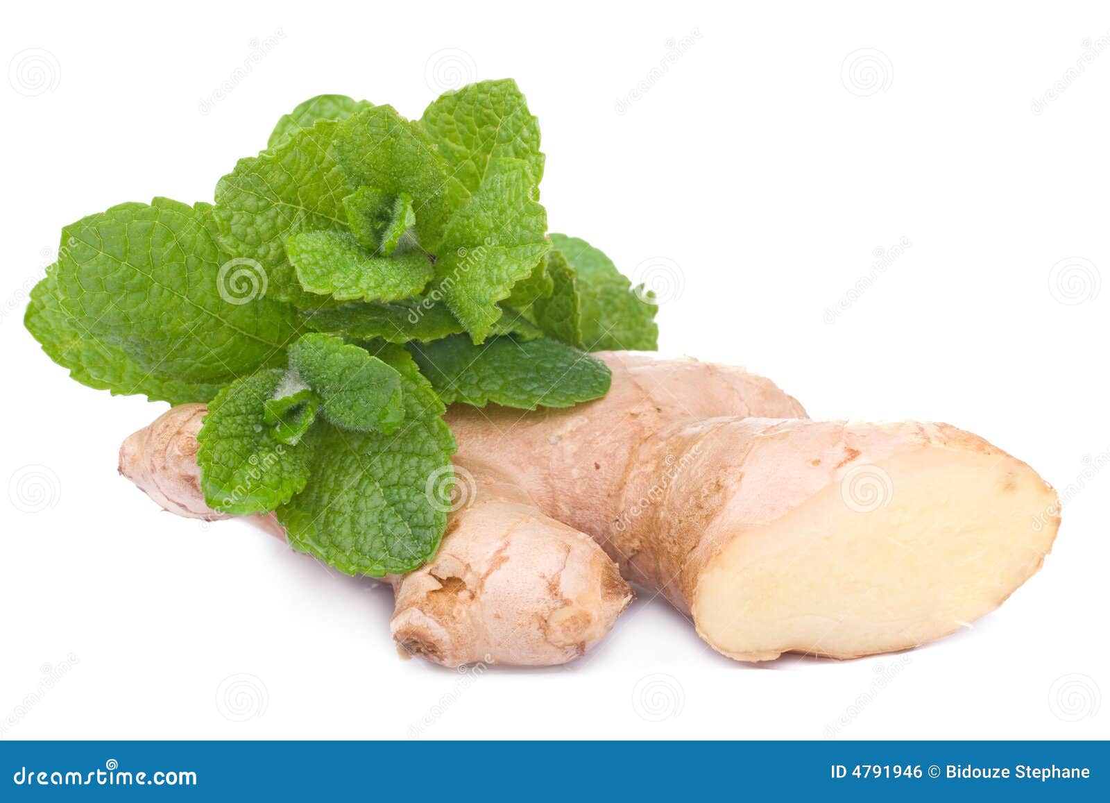 Fresh Ginger And Mint Royalty Free Stock Image Image 4791946