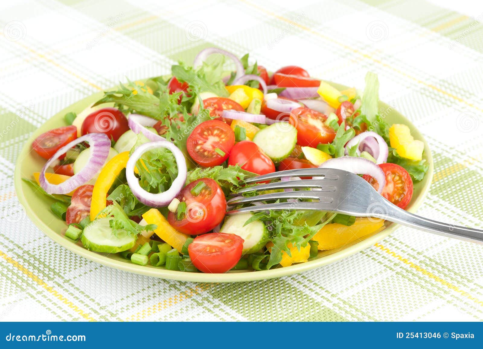 Fresh Mixed Salad Royalty Free Stock Image Image 25413046