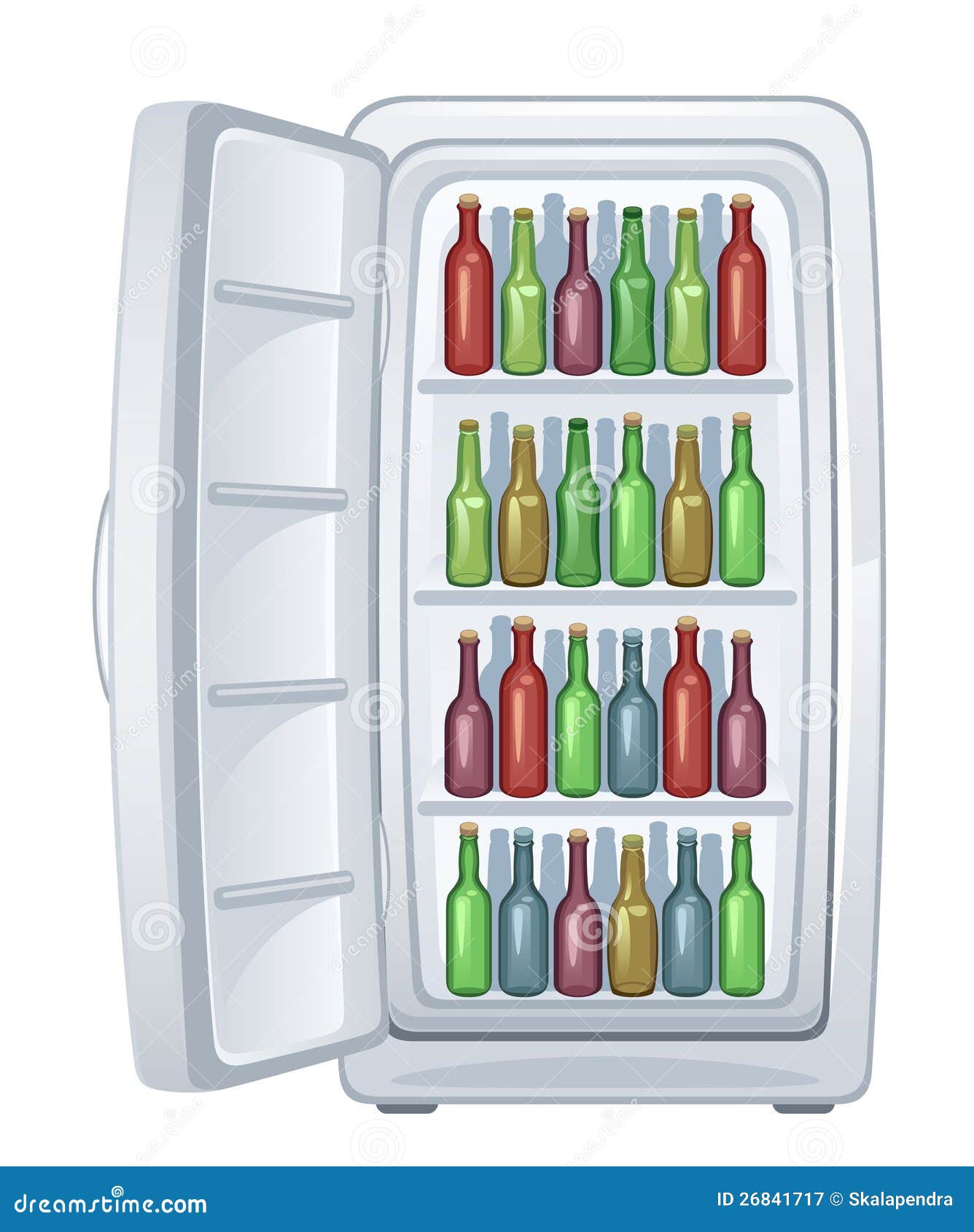 open fridge clipart - photo #11