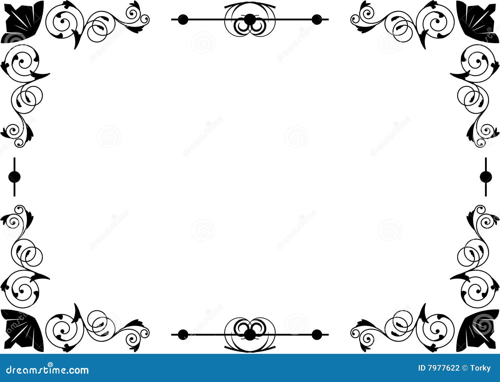 Black and White Certificate Borders Black and White Certificate Borders
