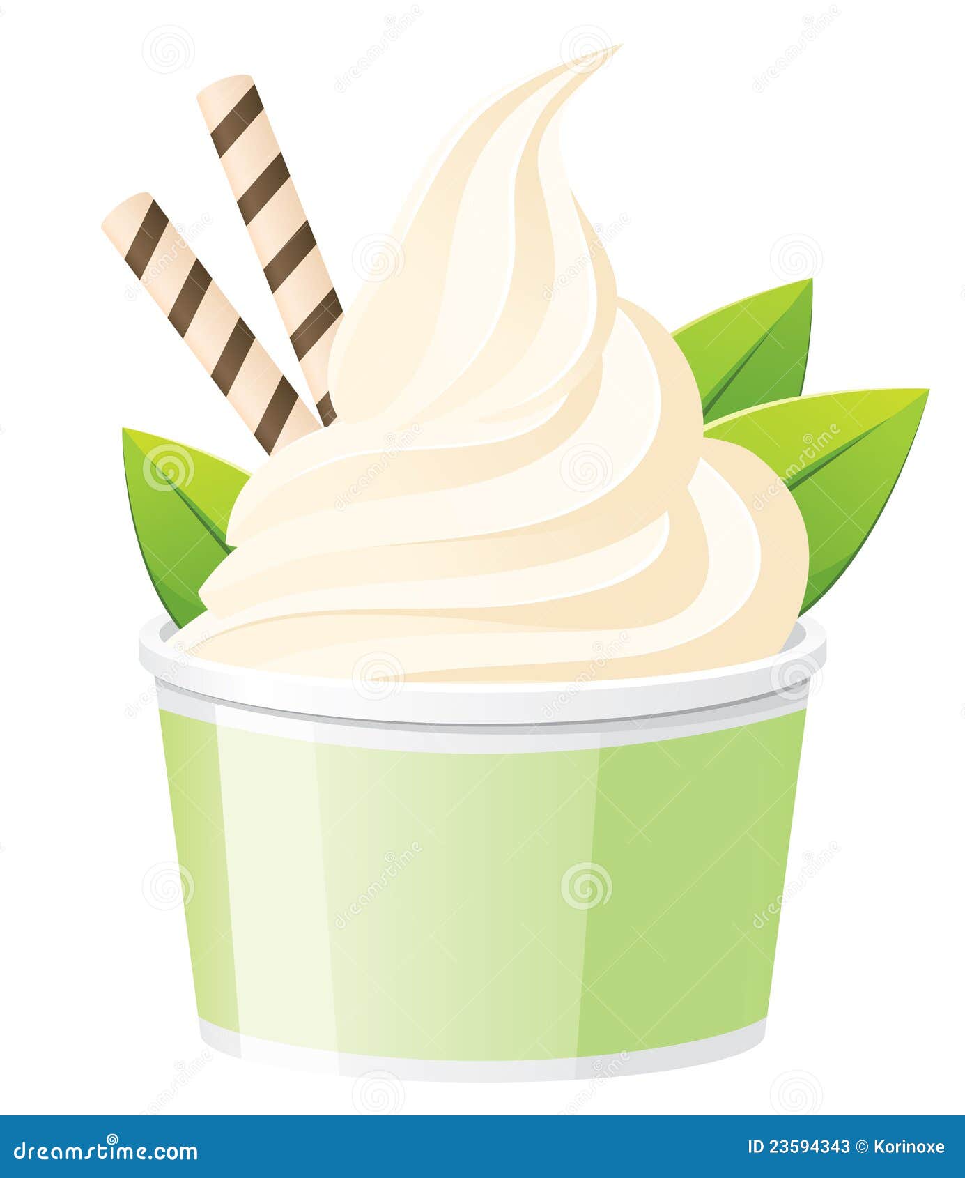 frozen yogurt clip art - photo #4