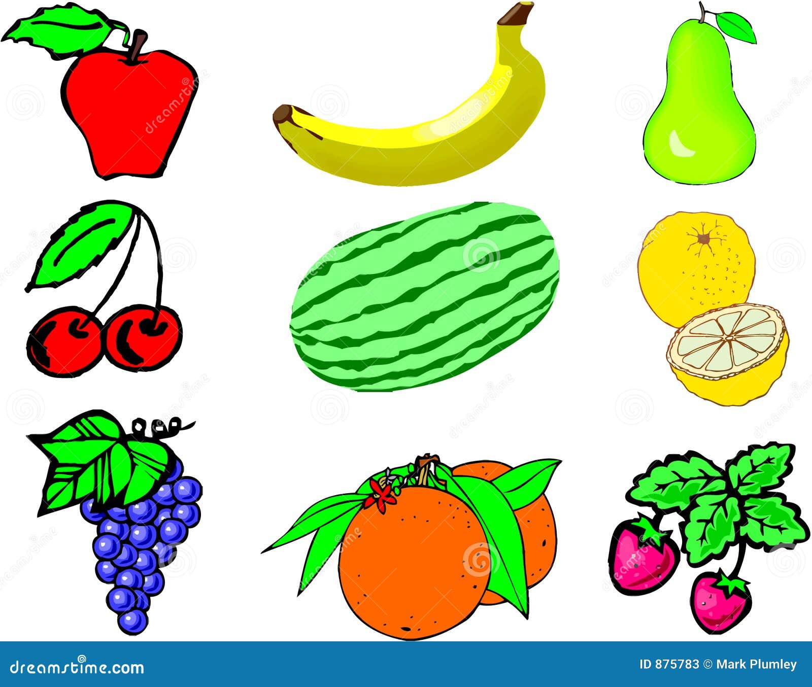 clipart of different fruits - photo #27