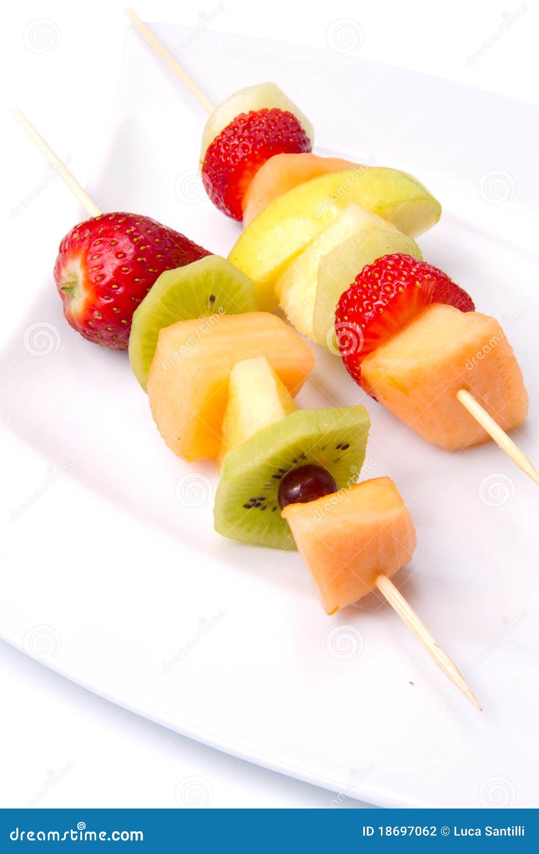 Fruit Kebab Stock Photography Image 18697062