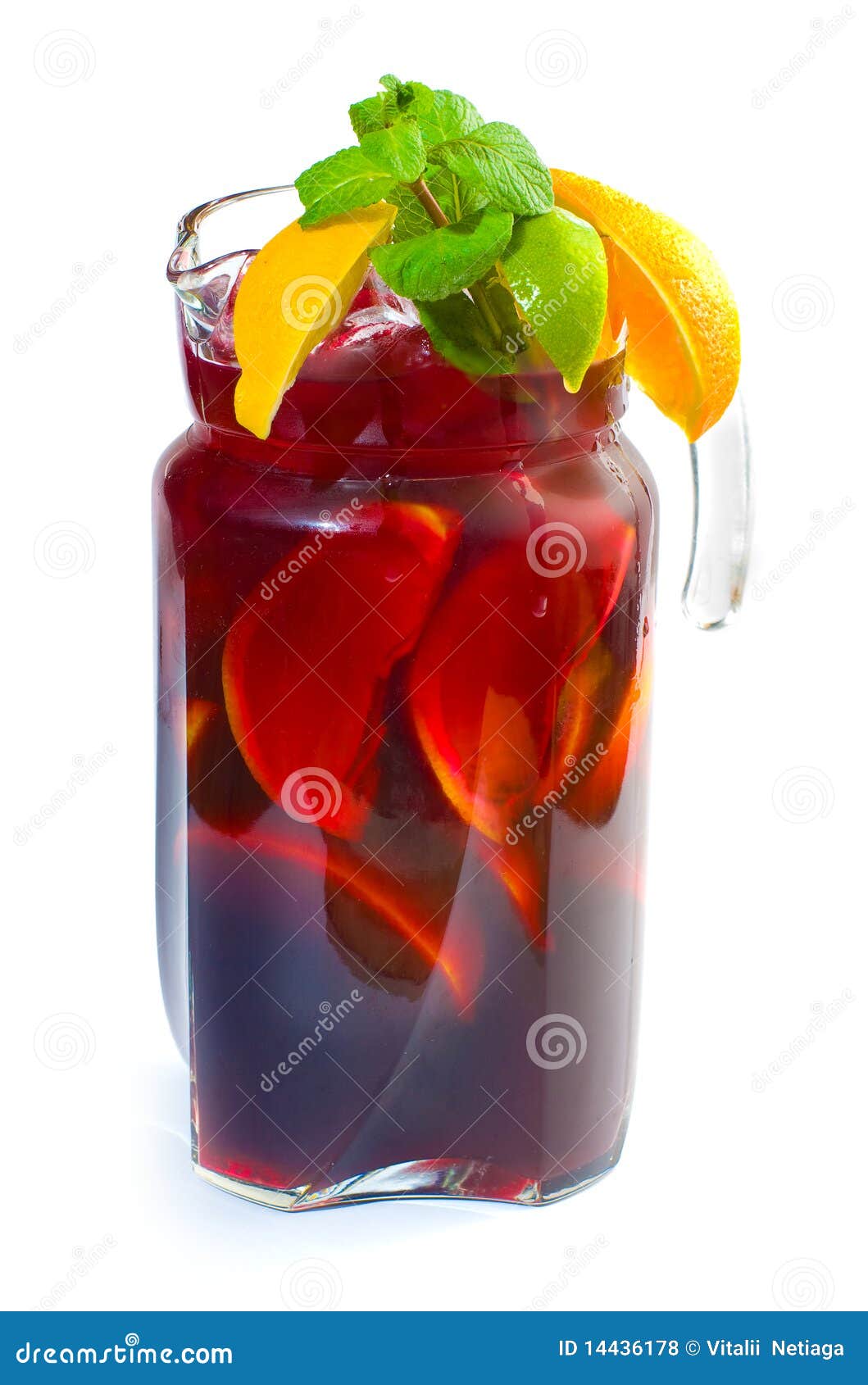 Fruit Punch In Pitcher Royalty Free Stock Photos Image 14436178