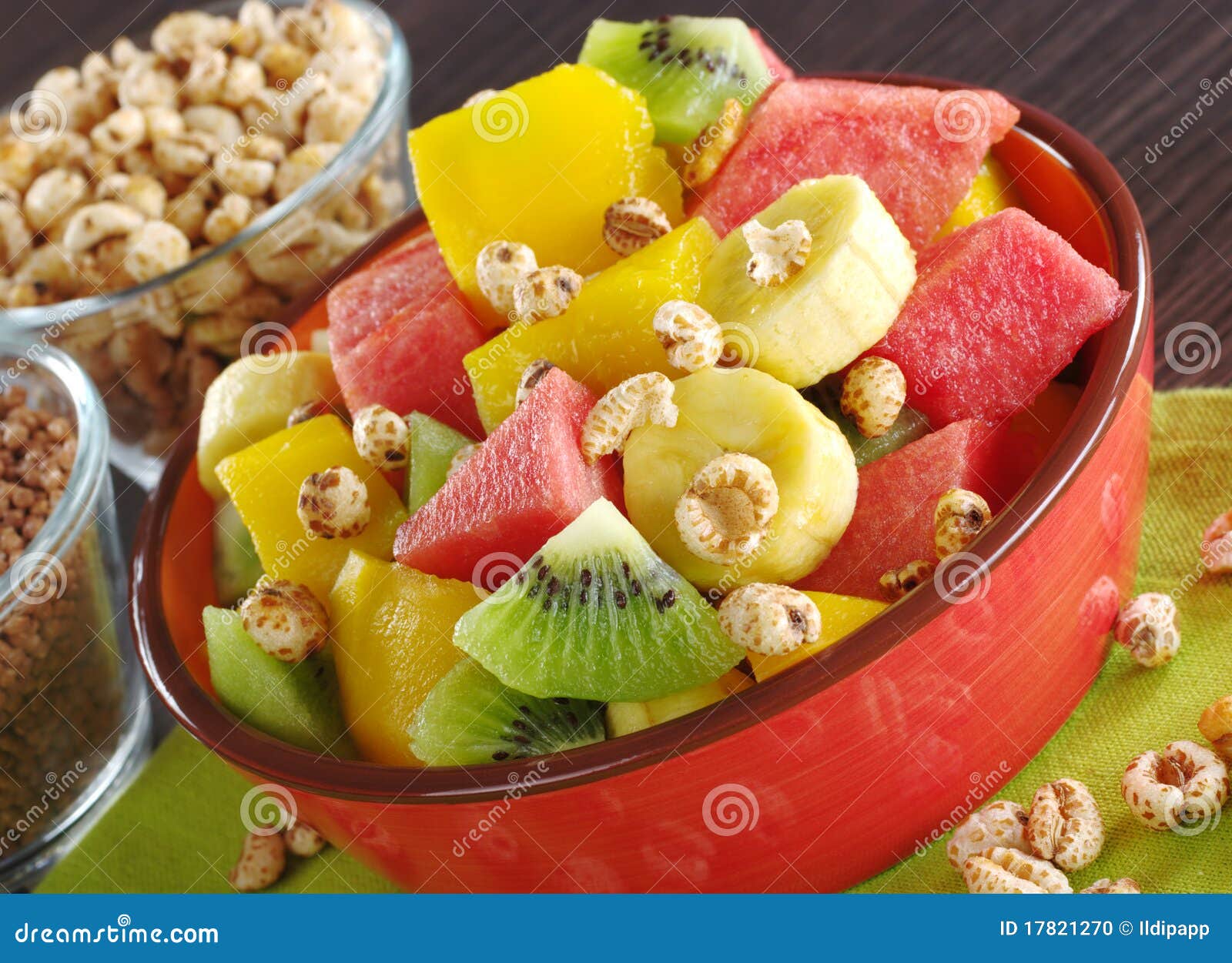 Stock Photo: Fruit Salad with Cereals