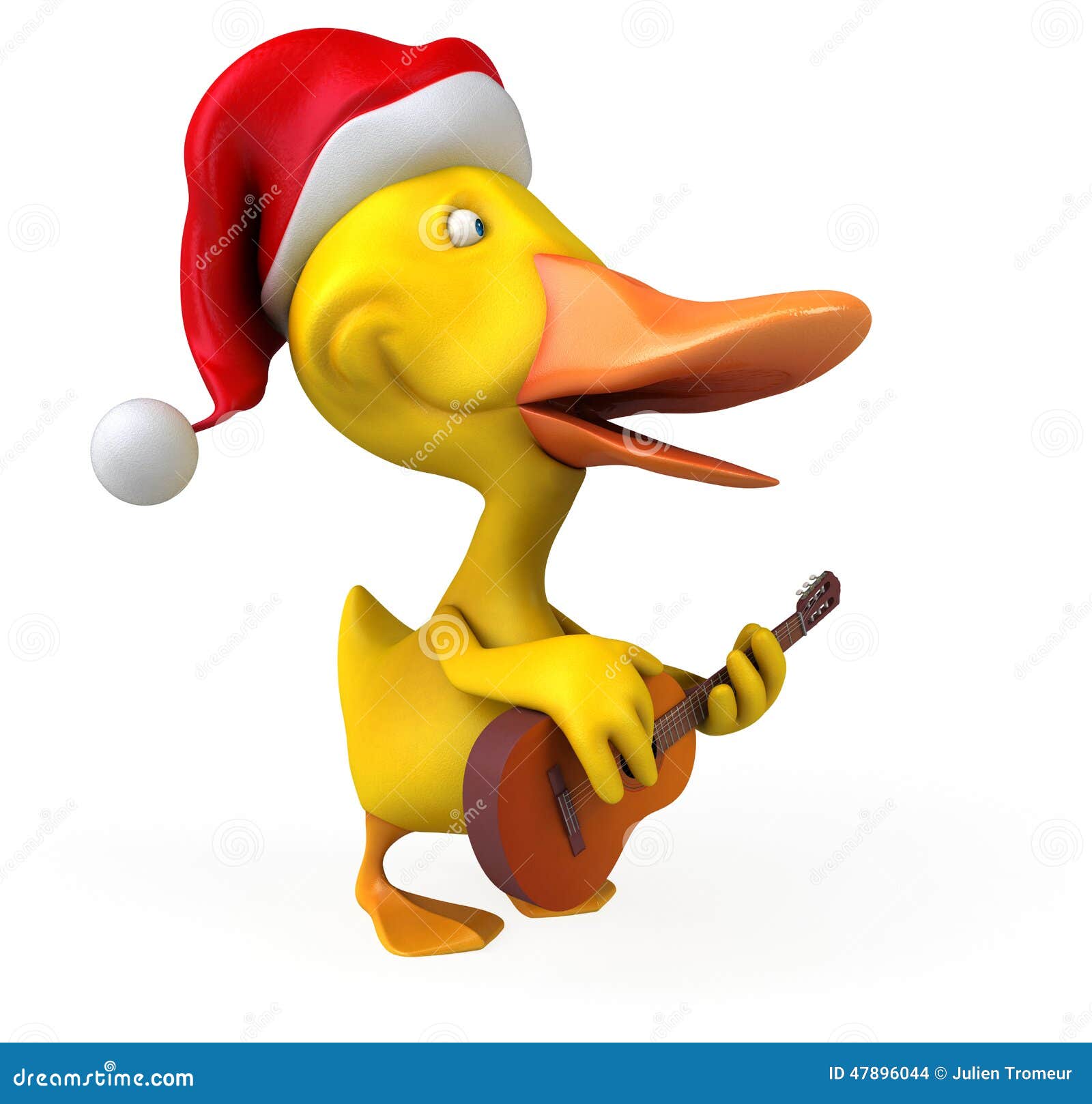 Stock Illustration: Fun duck