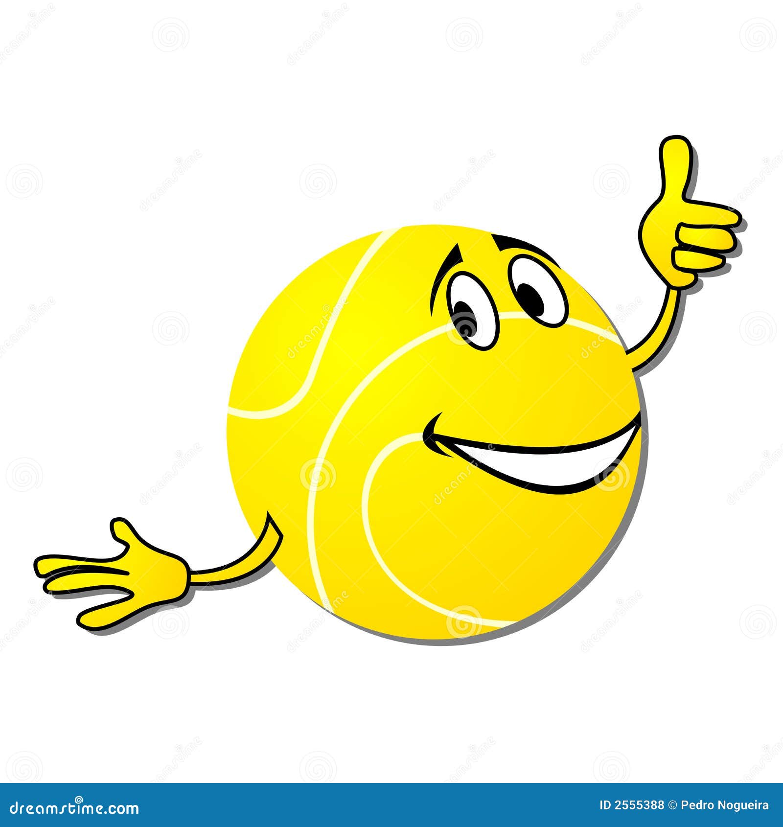 Funny_balls_tennis Royalty Free Stock Photos Image 2555388