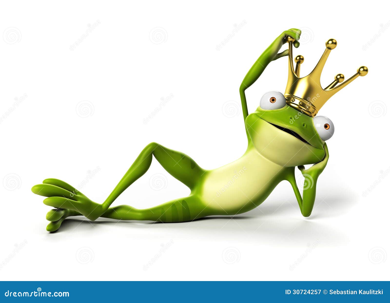 Funny Frog - Character Royalty Free Stock Photography - Image: 30724257