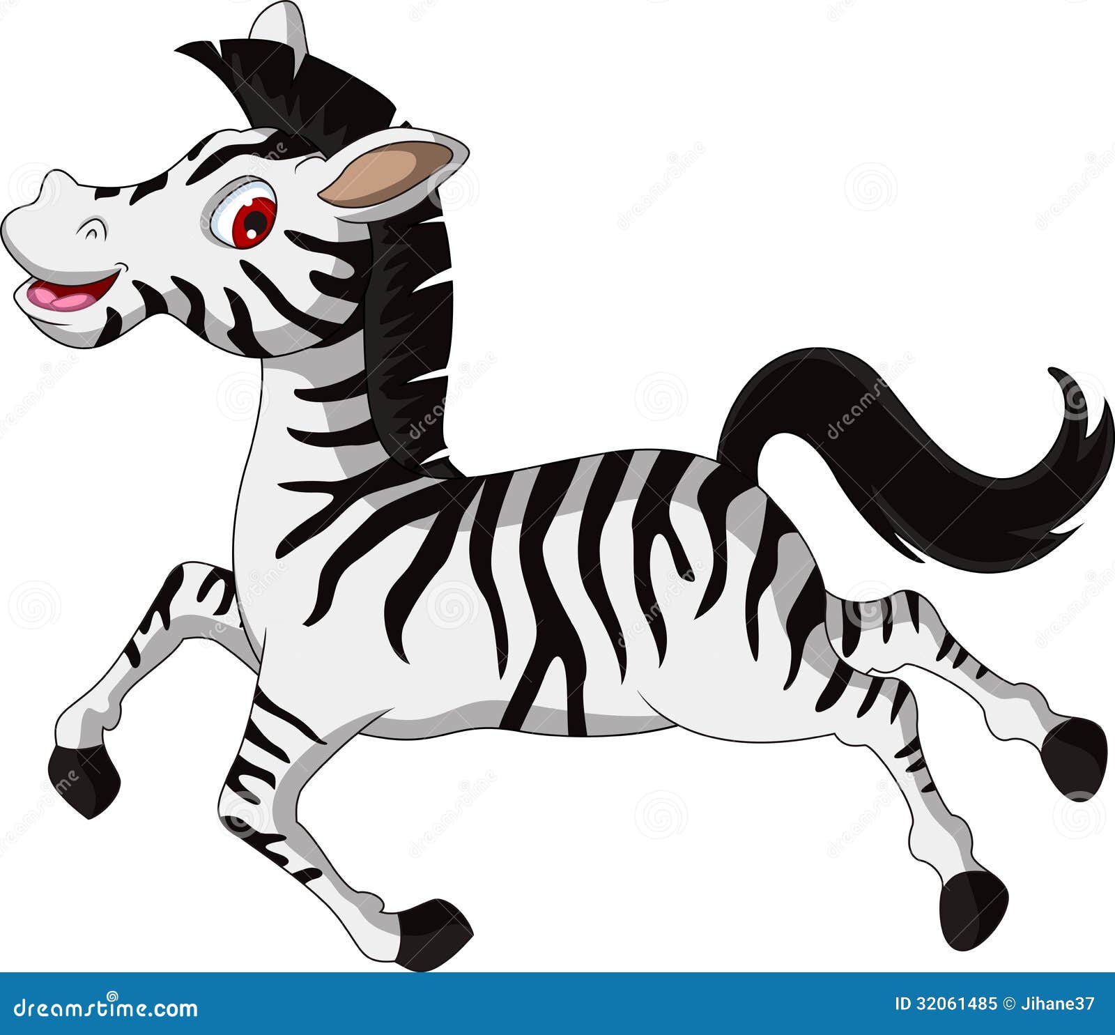 zebra running clipart - photo #7