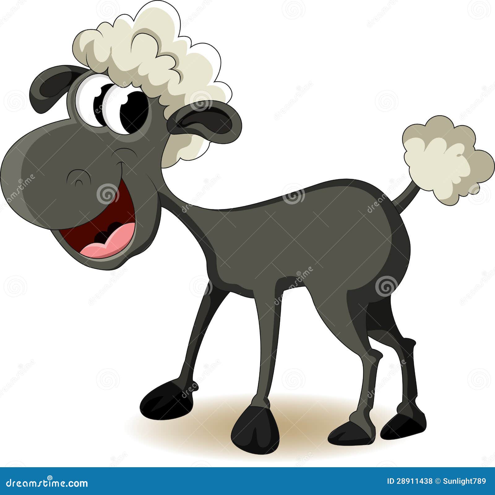 Funny Sheep Cartoon Royalty Free Stock Photos - Image: 28911438