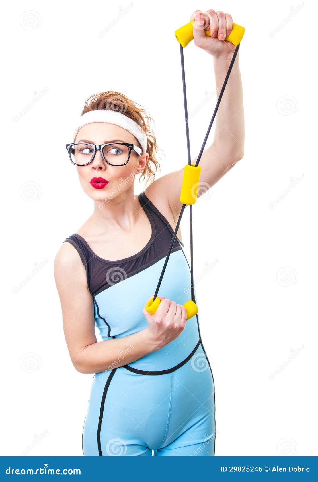 Funny Fitness Cartoon Girl Funny Fitness Cartoon Girl