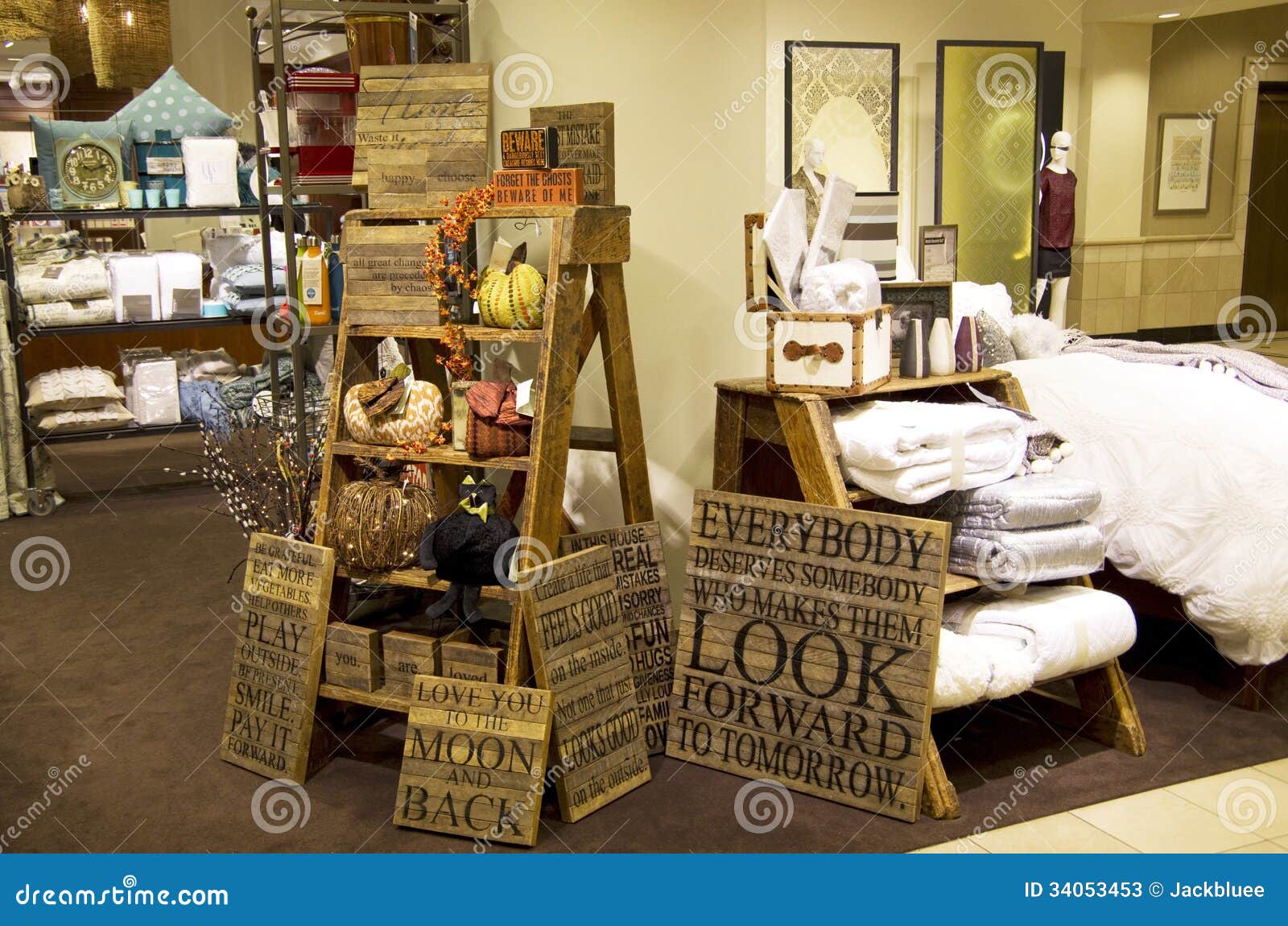 Furniture Home Decor Department Store Editorial Stock Photo - Image ...
