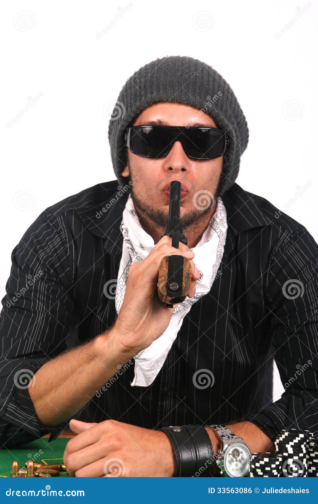 Man With Gun In Mouth 51