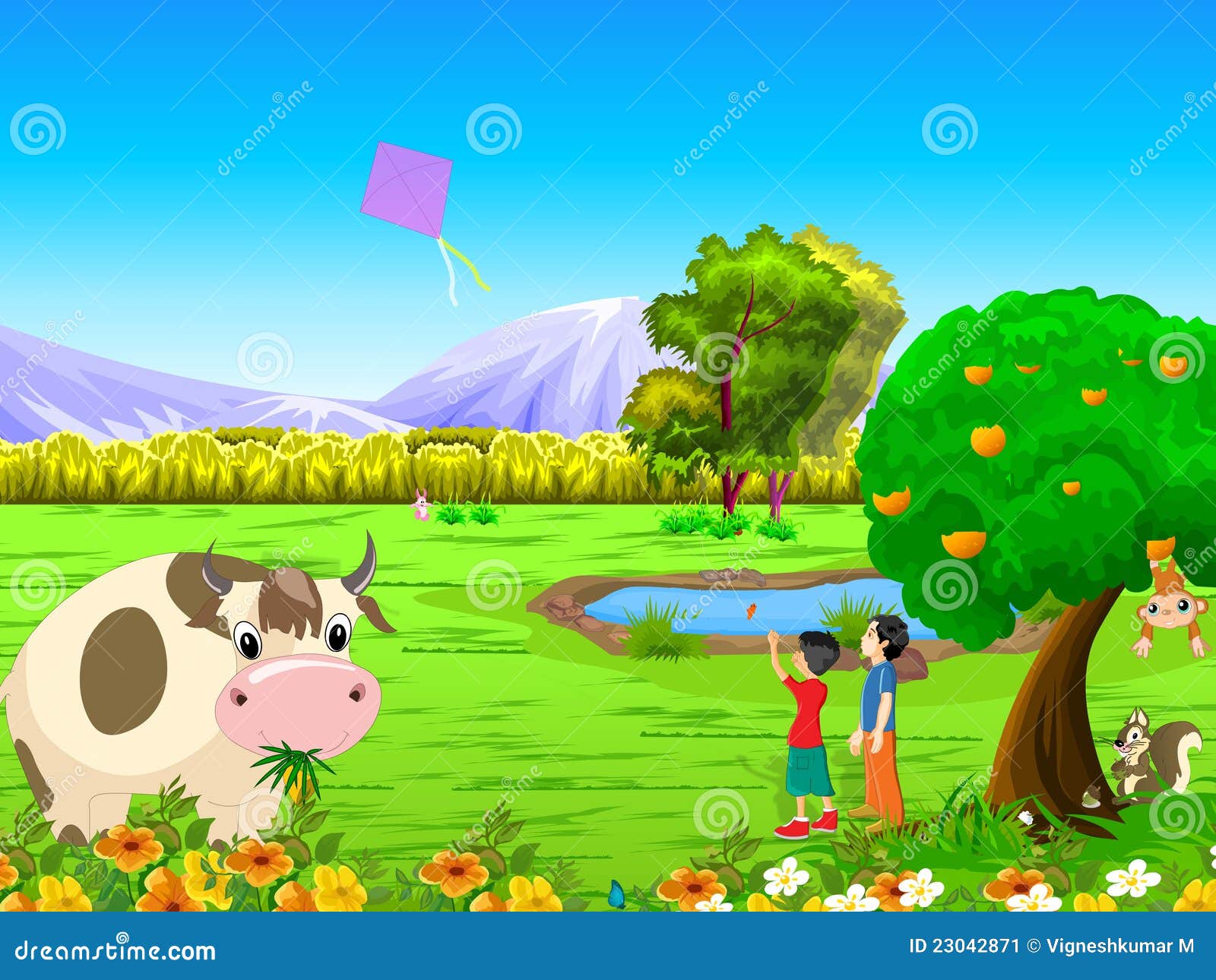 clipart garden scene - photo #49