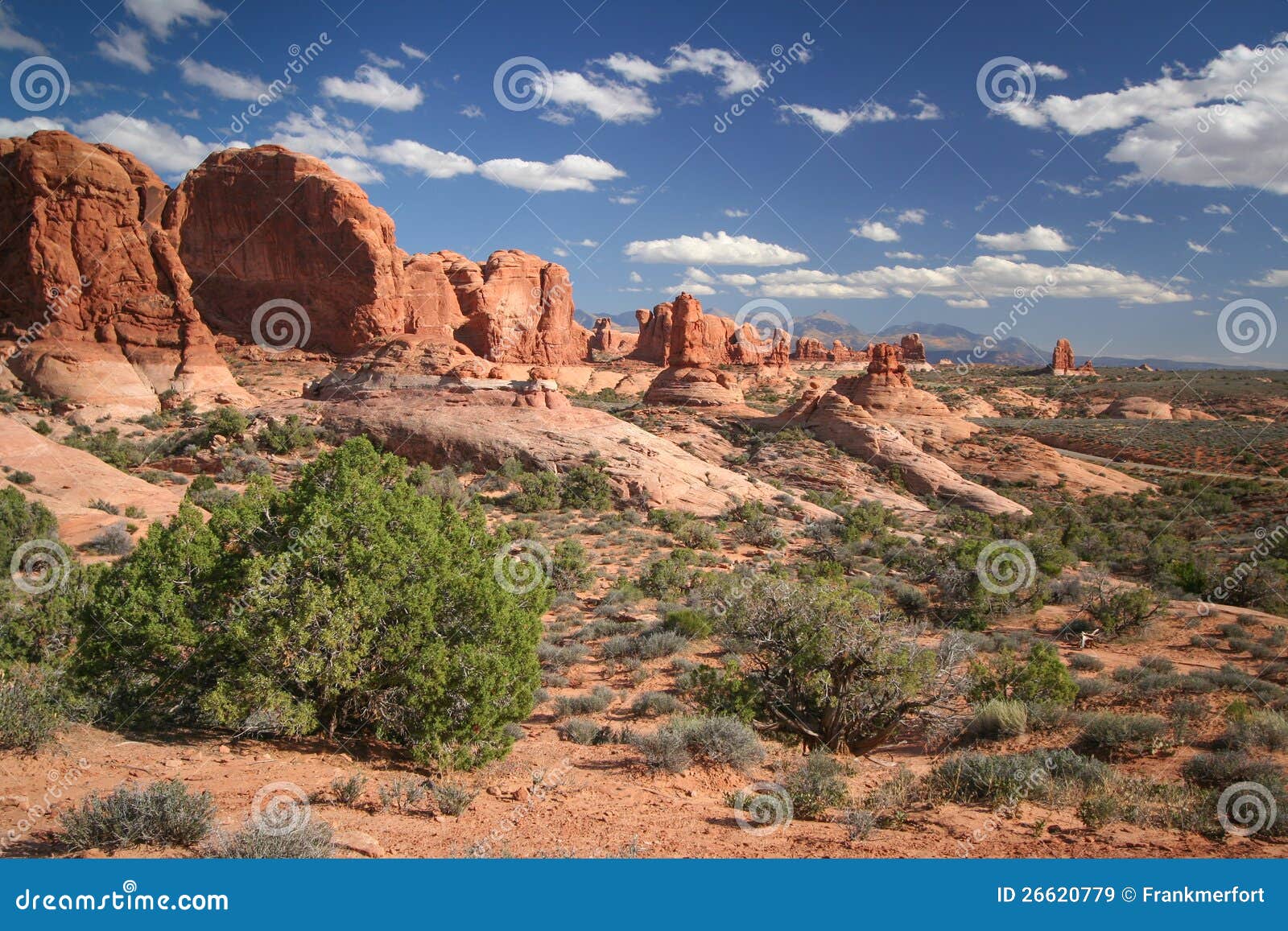 Garden Of Eden At The Arches National Park Royalty Free Stock Images