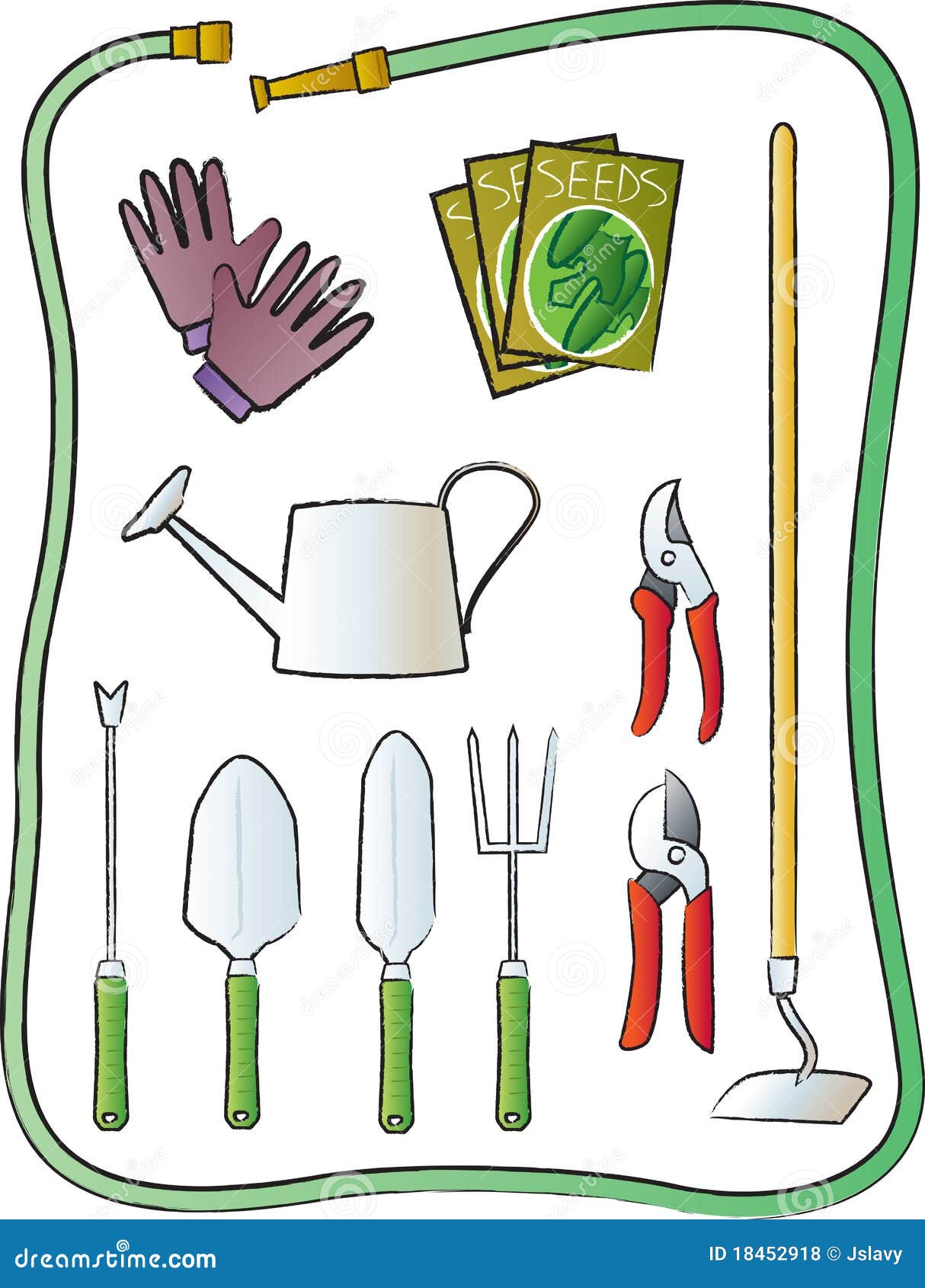 clipart pictures of gardening tools - photo #35