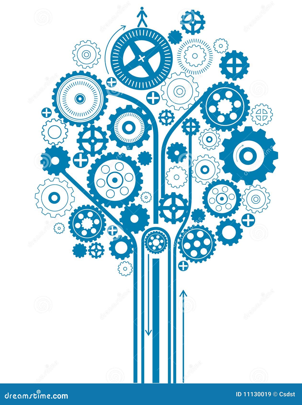 Gear Tree Royalty Free Stock Images Image 11130019