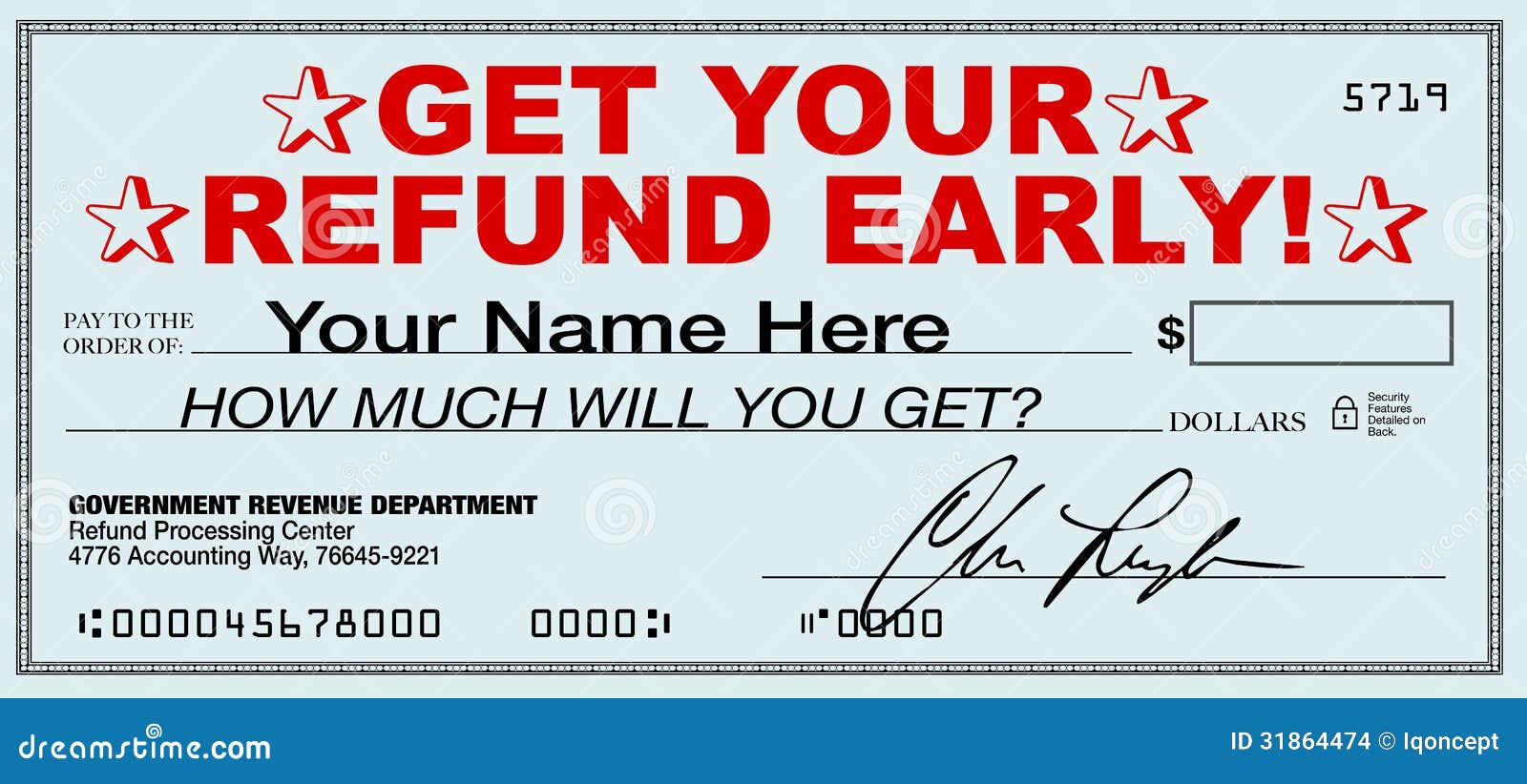 get-your-tax-refund-early-file-now-for-fast-return-of-refunds-stock