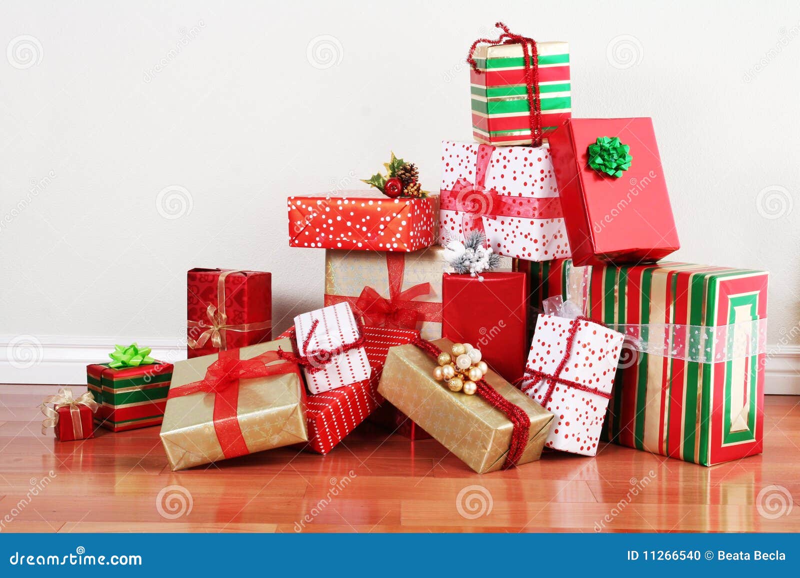Gift Pile On A Floor Stock Photo Image 11266540