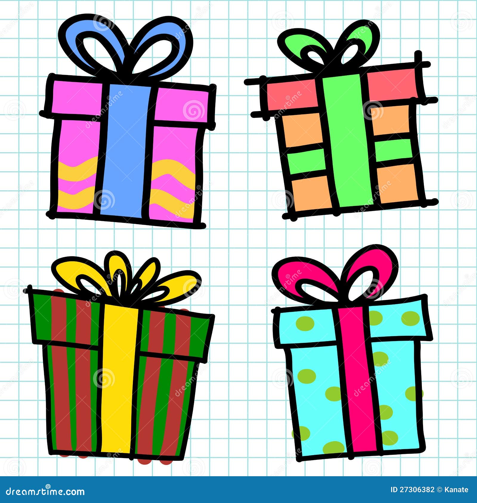 Gifts Box Cartoon. Stock Photography Image 27306382