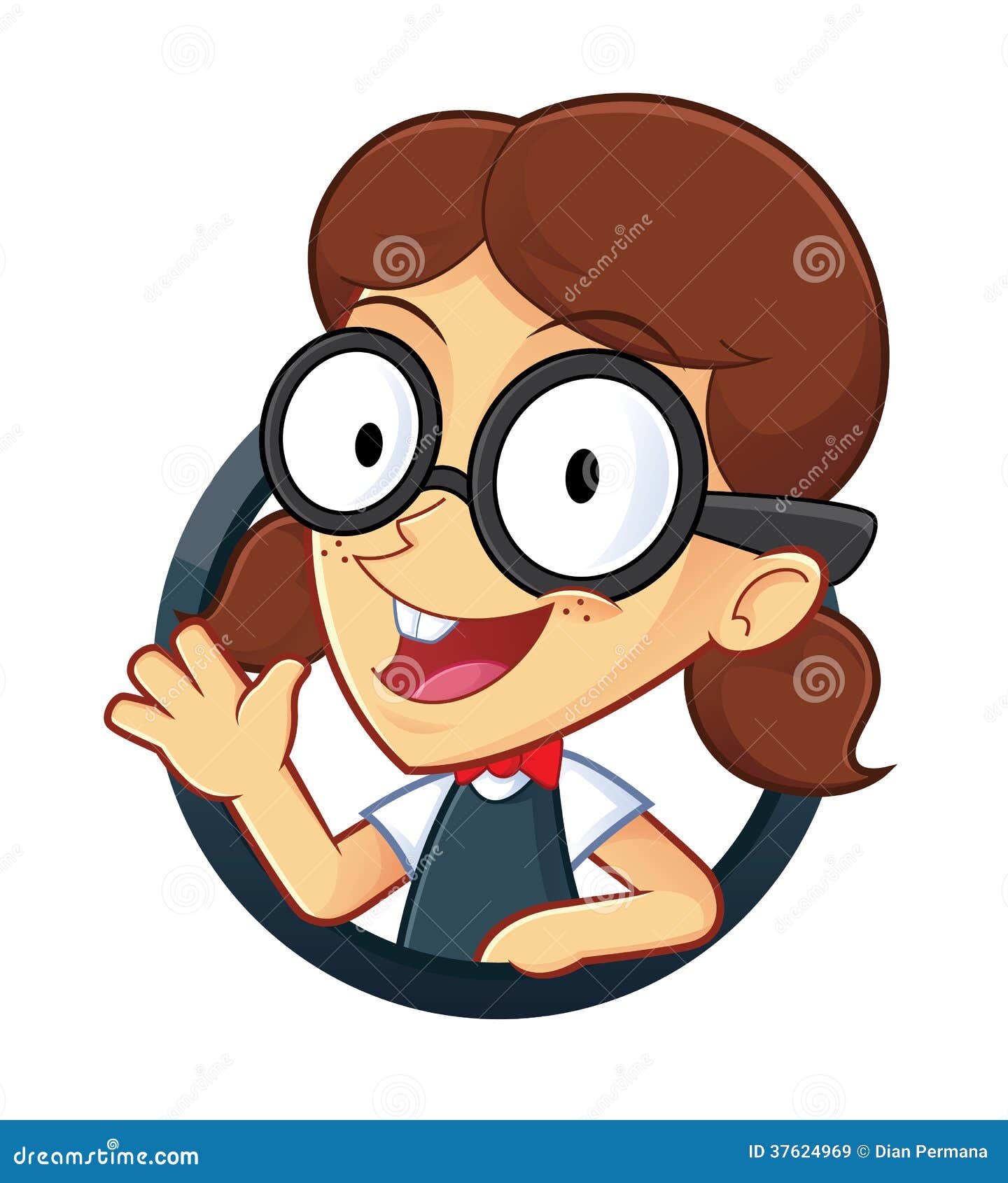 clipart girl with glasses - photo #7