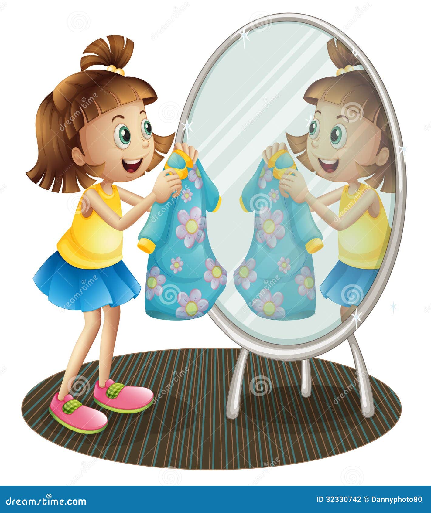 clipart girl getting dressed - photo #29