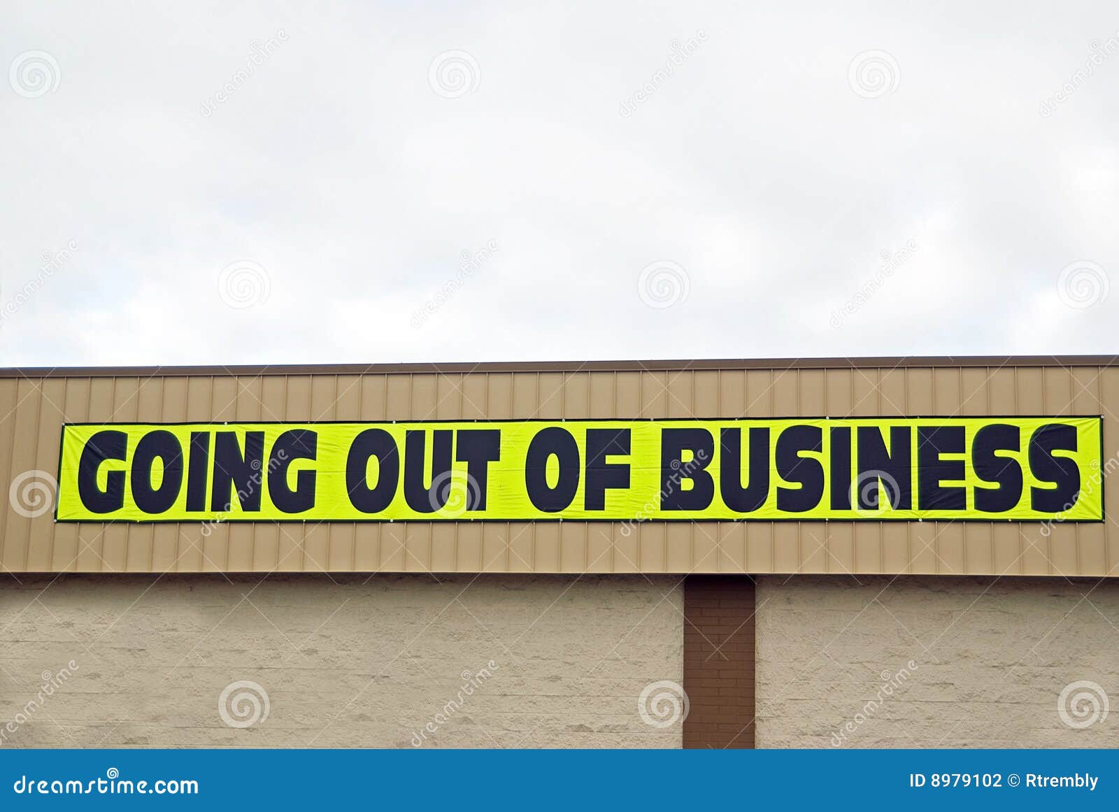Going Out Of Business Stock Photography - Image: 8979102