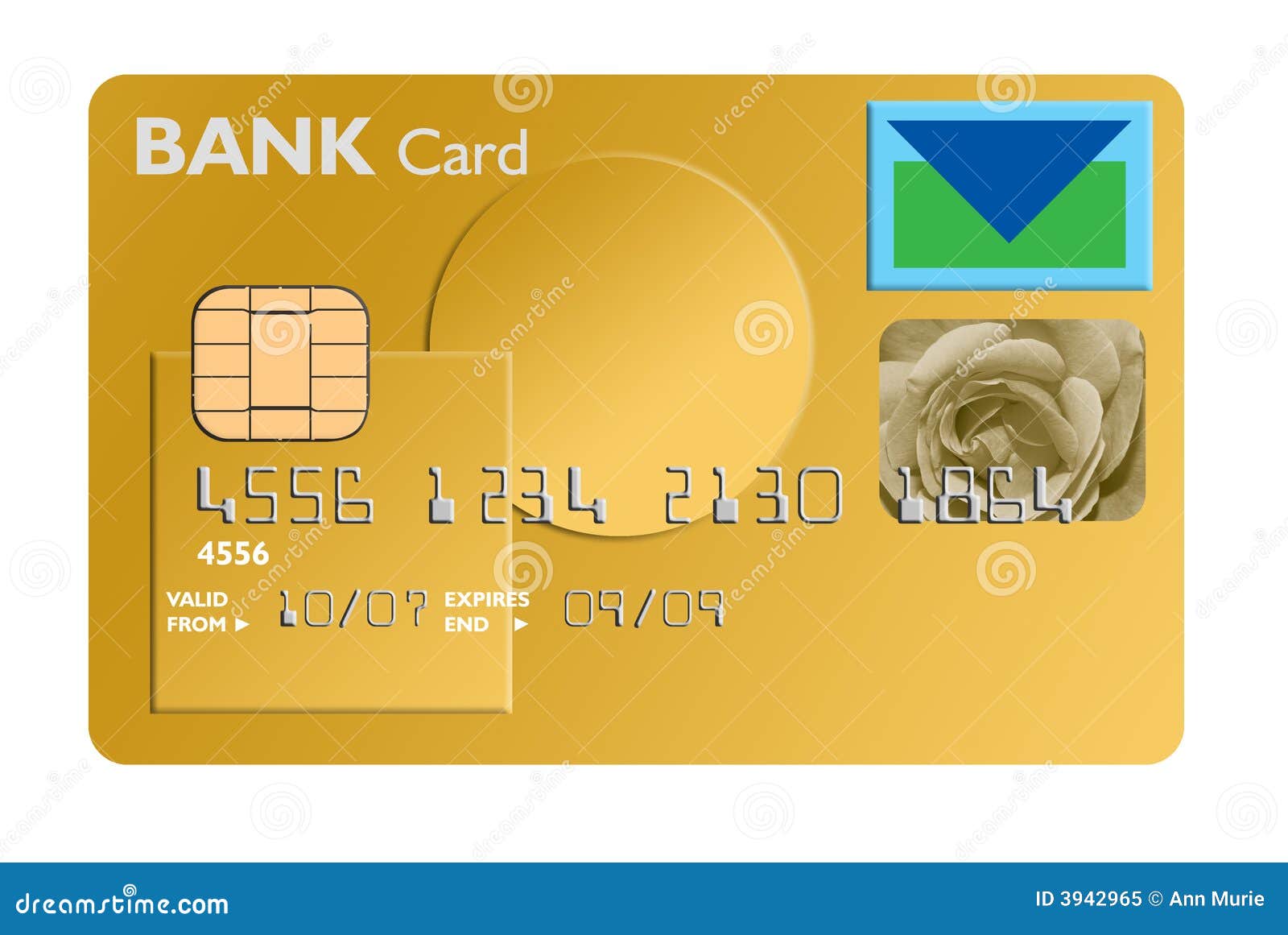 Gold Bank Card Royalty Free Stock Photo - Image: 3942965