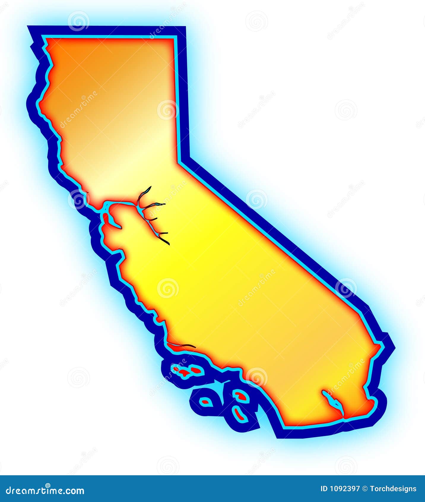 clip art california map - photo #38