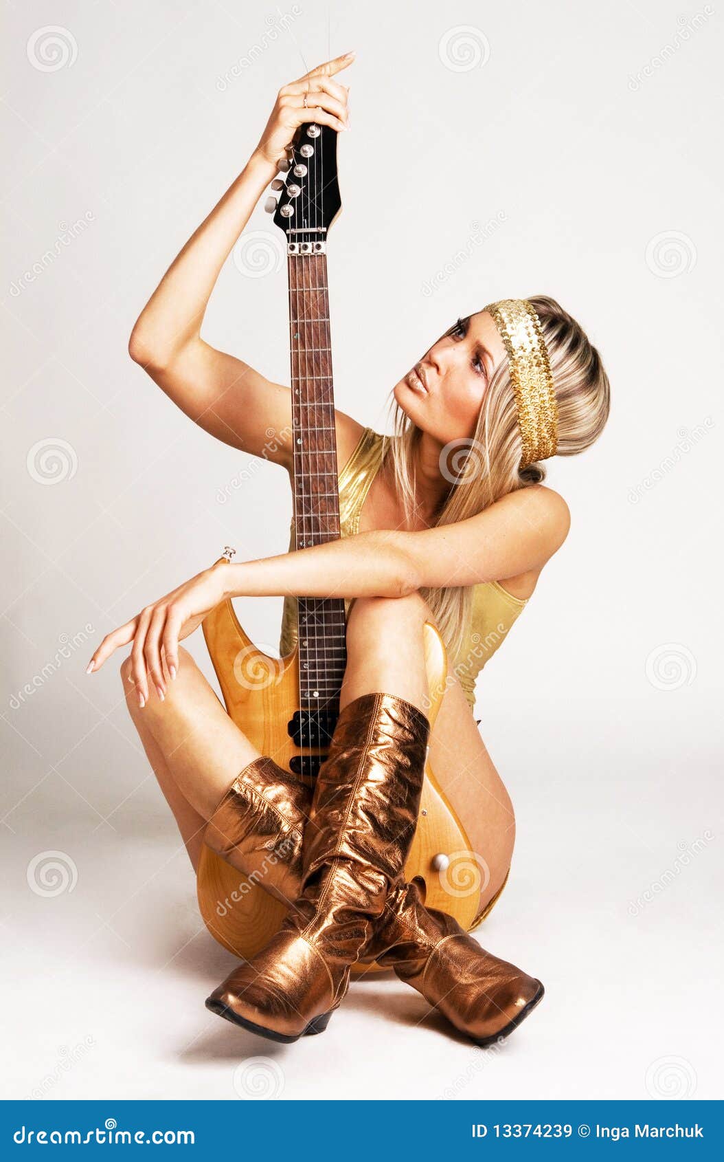 Girl with Electric Guitar