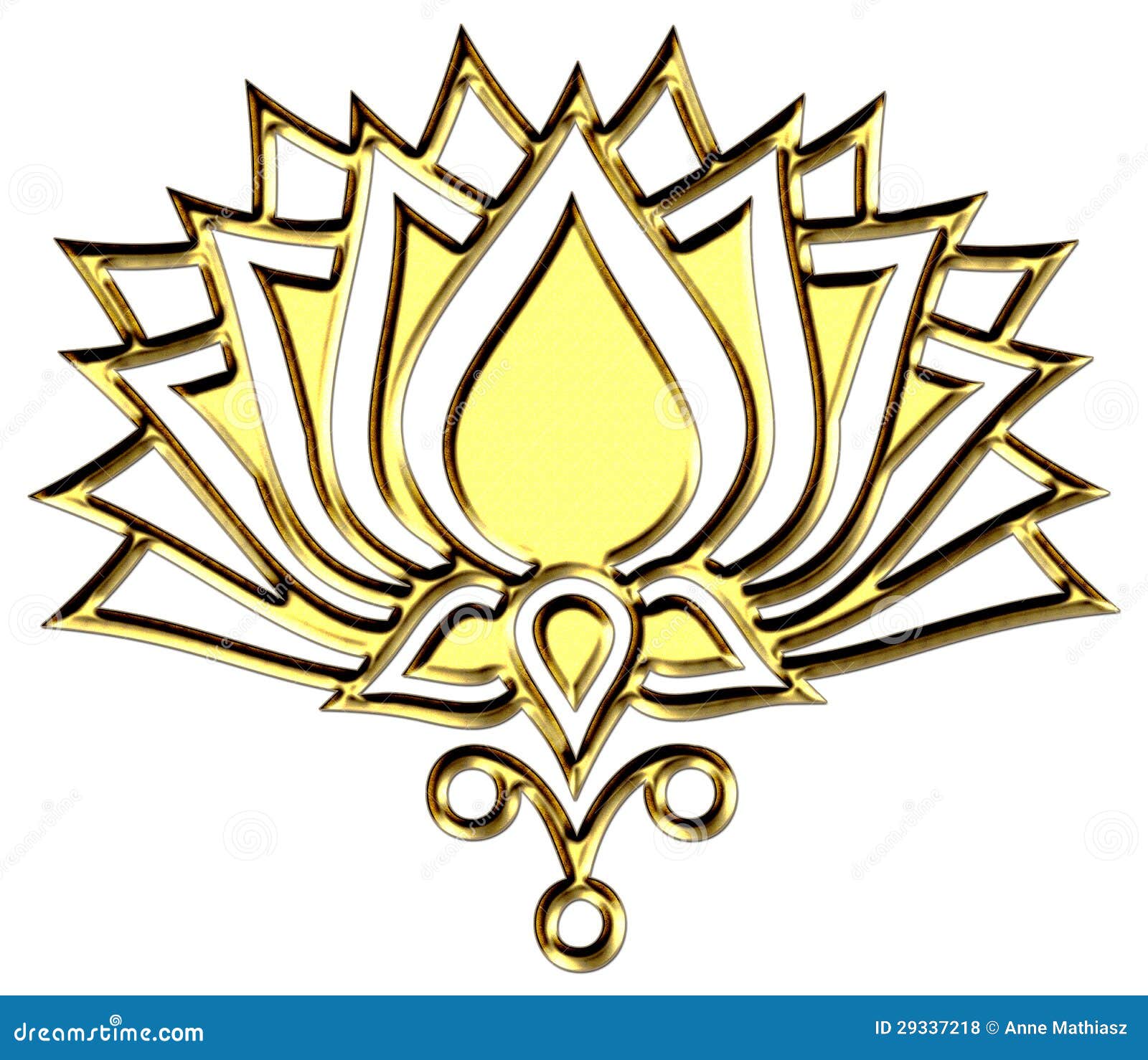 golden-lotus-flower-symbol-enlightenment