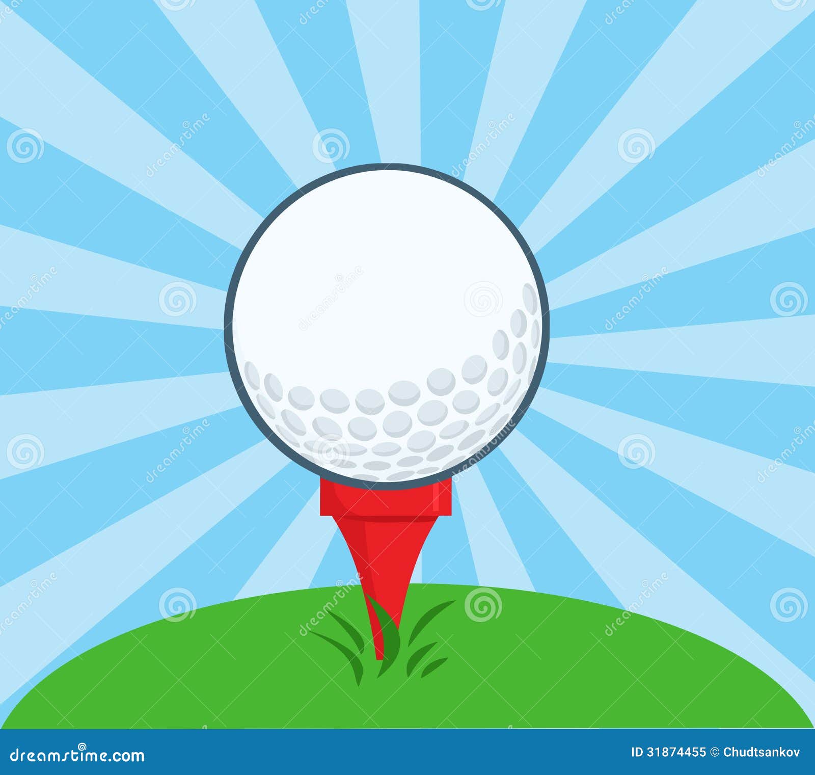 cartoon golf ball clipart - photo #49
