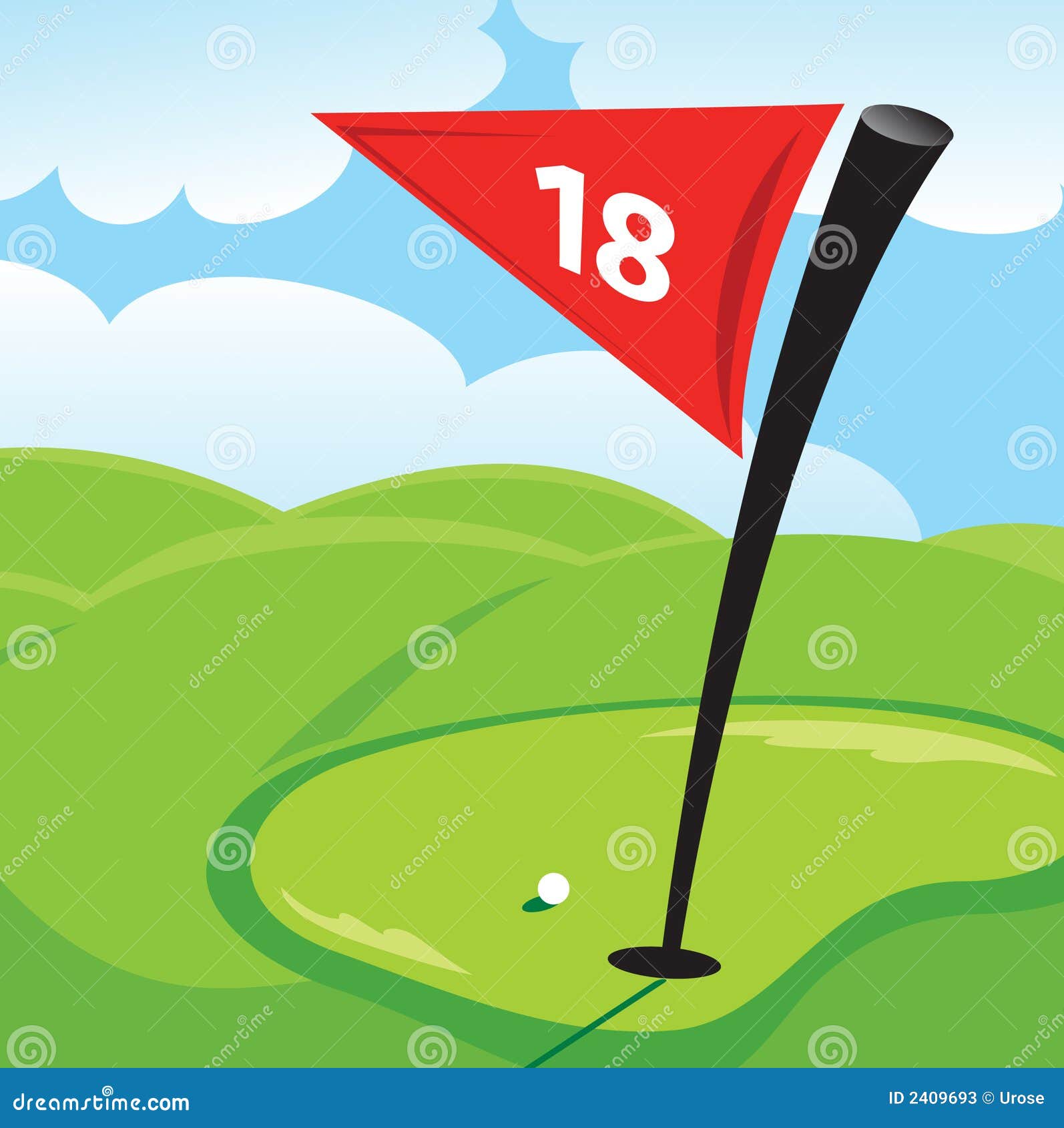 free clip art golf green - photo #42