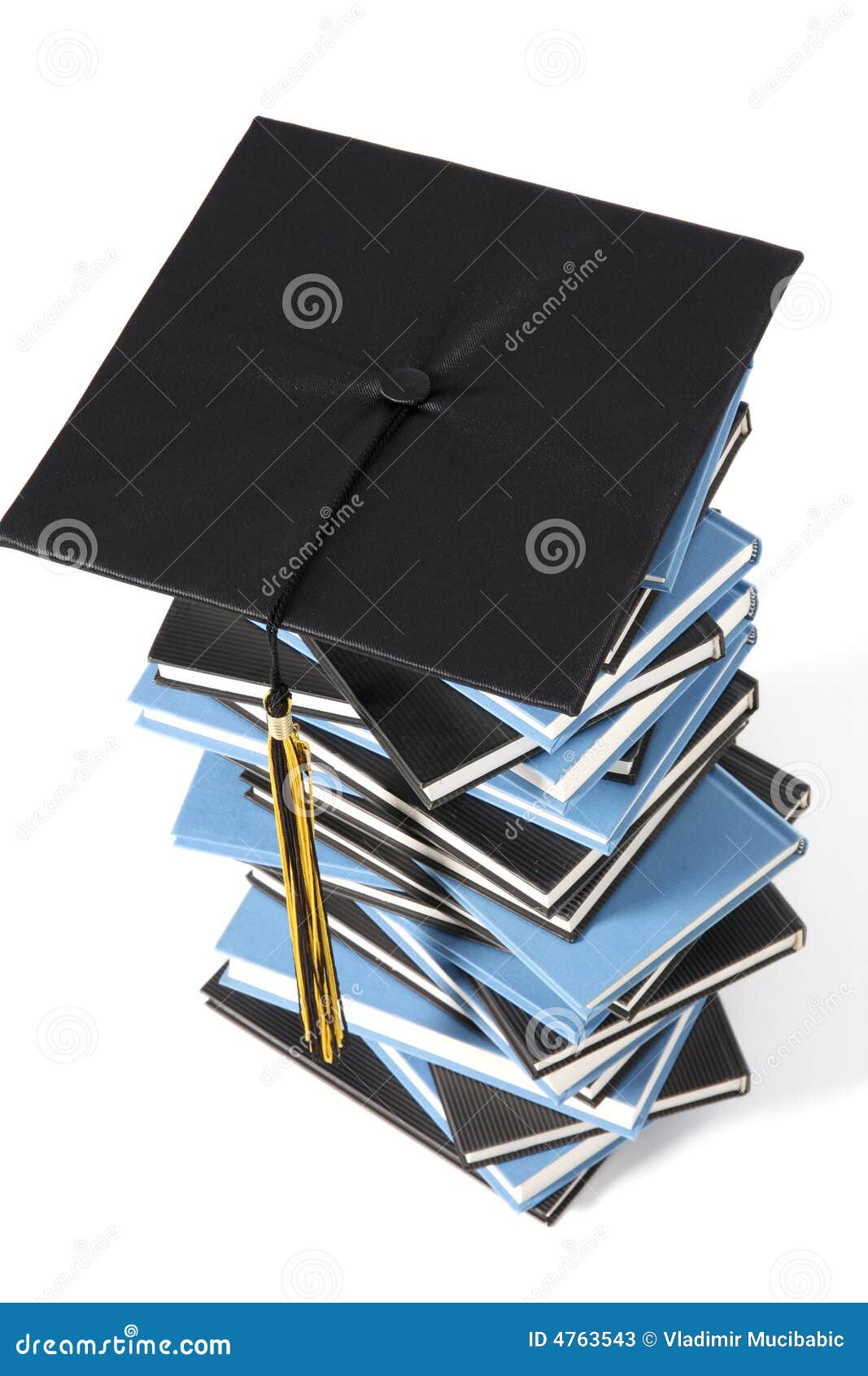 Graduation Cap And Books Stock Photos Image 4763543
