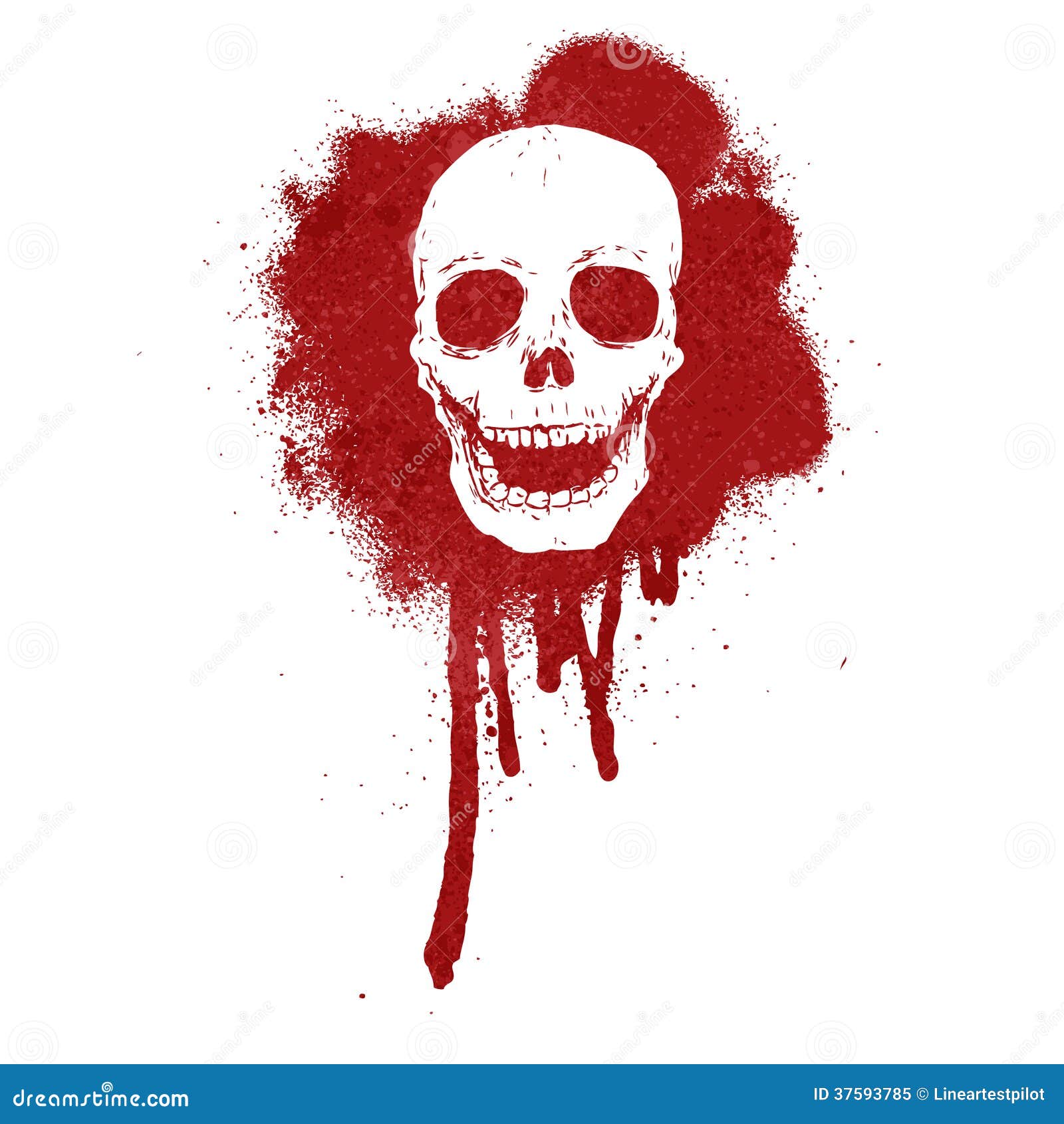 graffiti skull blood red royalty free stock photo image graffiti skull blood red royalty free stock photo image