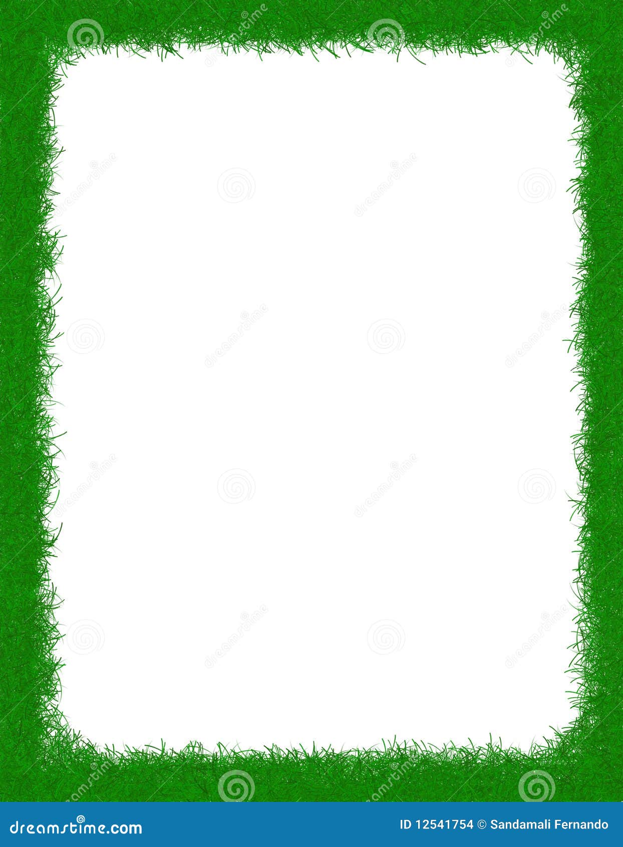 Grass Border Stock Images Image 12541754
