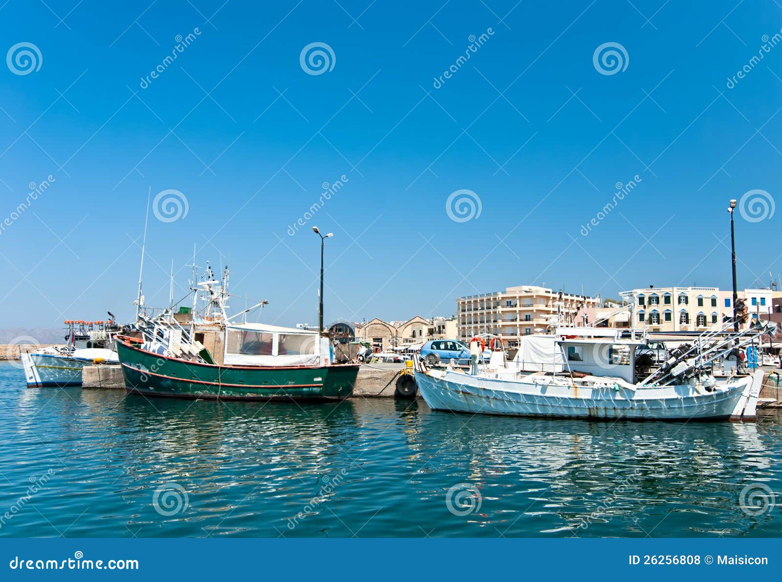 Greek Fishing Boat. Royalty Free Stock Photos - Image: 26256808