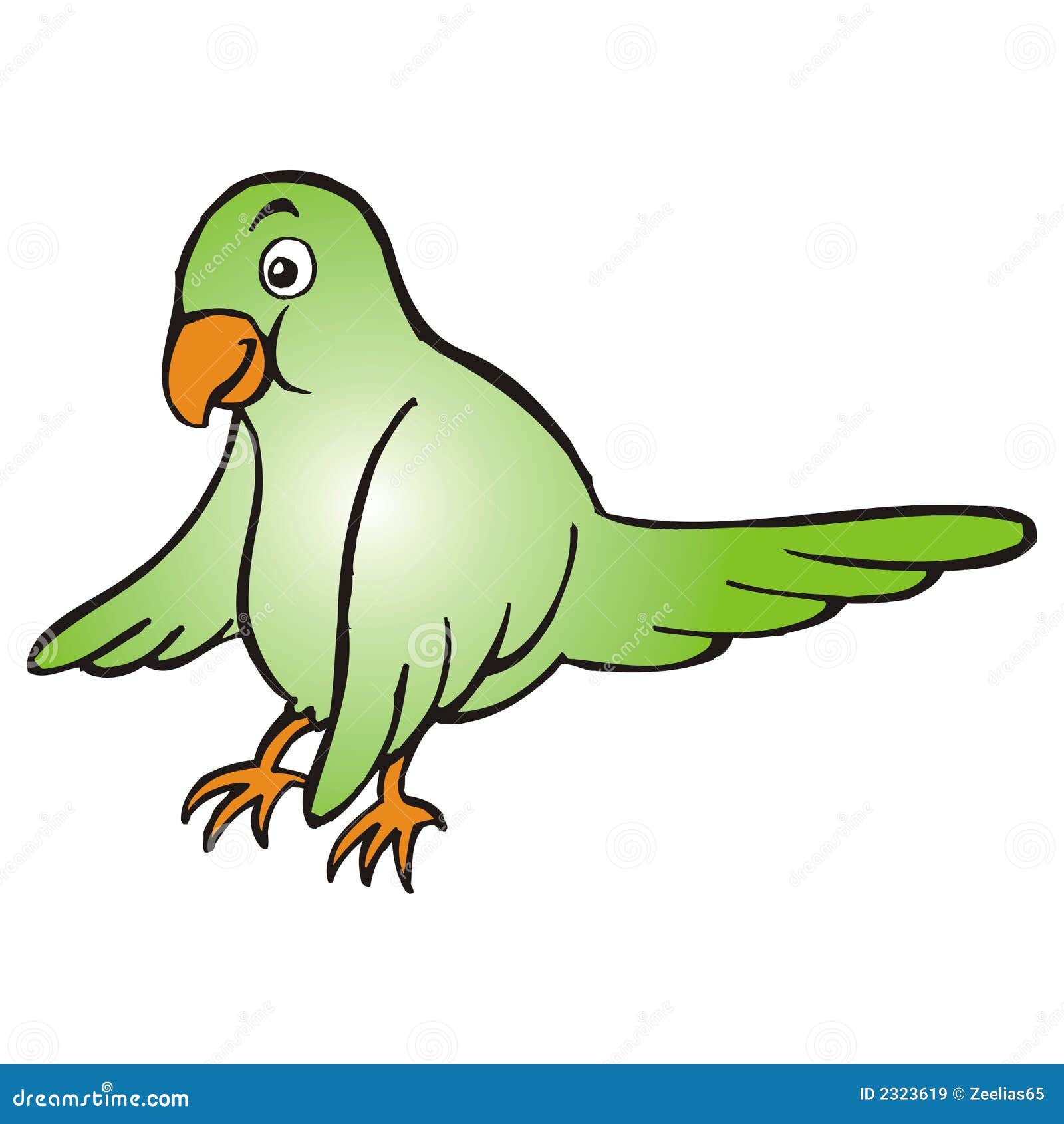 green parrot clipart - photo #25