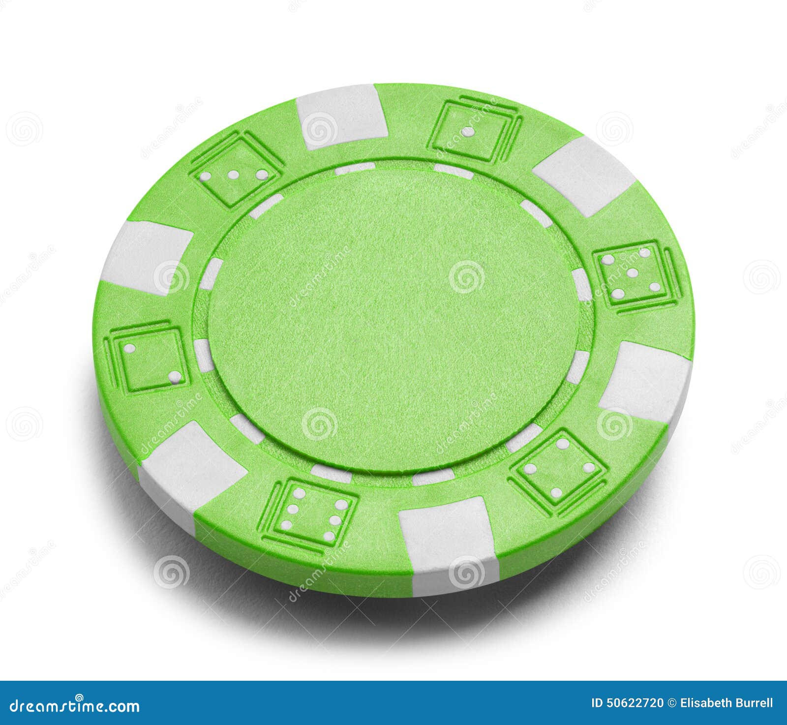 What is a green poker chip worth